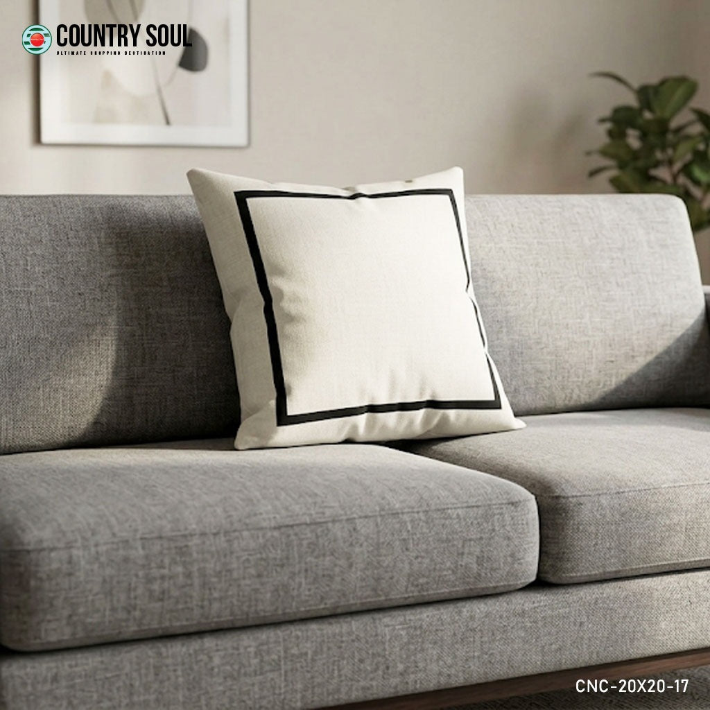 Decorative Cushion Cover 20x20 Inch, Design-17