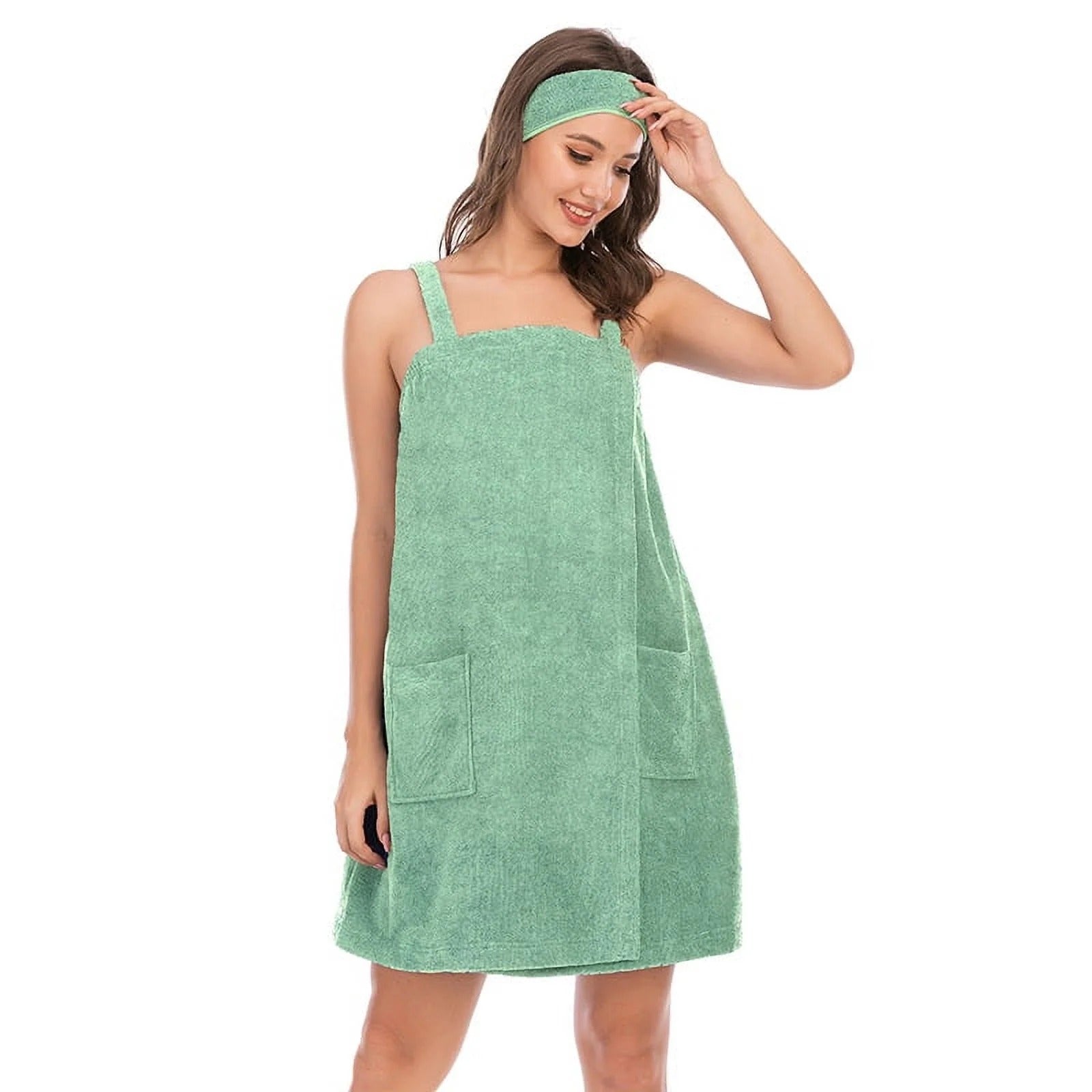 Cotton Bath and Shower Wrap Towel (31.5x53 Inch)