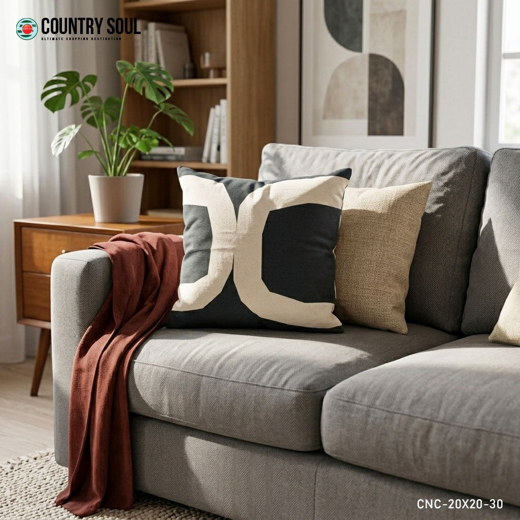 Decorative Cushion Cover 20x20 Inch, Design-30