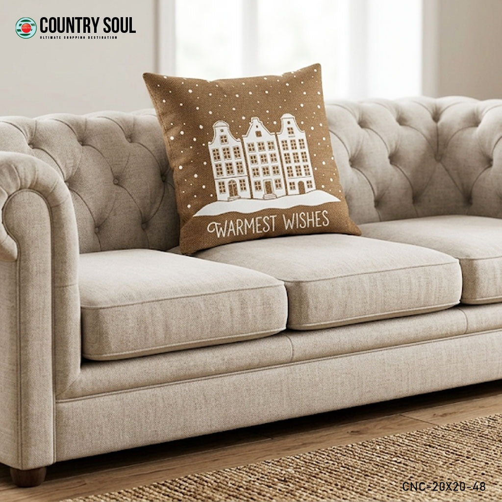Decorative Cushion Cover 20x20 Inch, Design-48