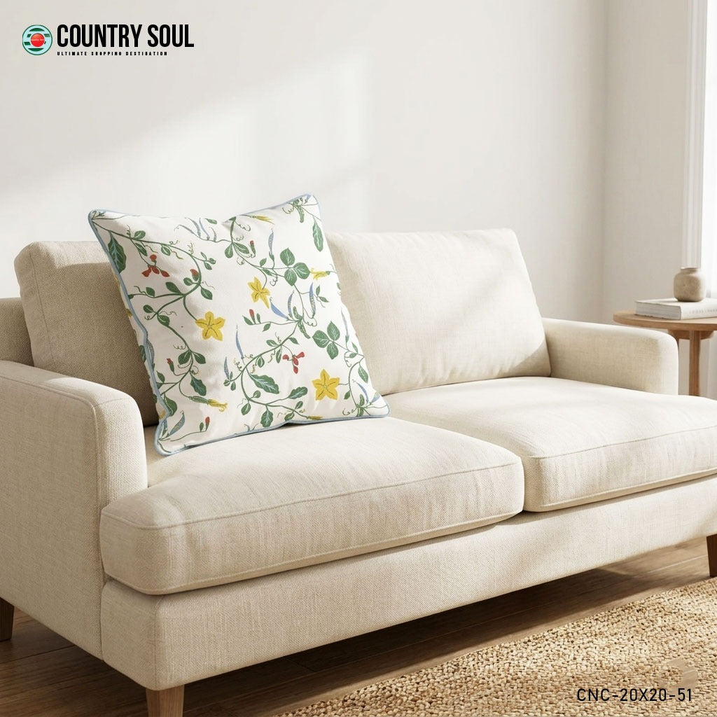 Decorative Cushion Cover 20x20 Inch, Design-51