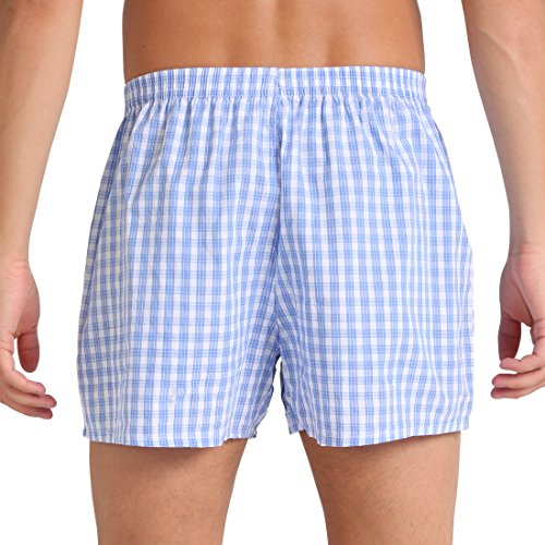 Men's Boxer Shorts 3 & 6 pack casual woven boxer shorts; Mainly checked; loose fit American style; Sizes S-4XL