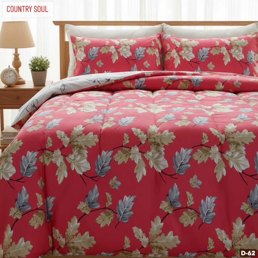 KING SIZE COMFORTER SET (5 PCS SET) D-62