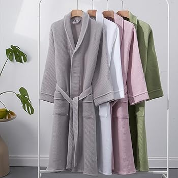 Country Soul Waffle Cotton Bathrobe – Lightweight PB-03