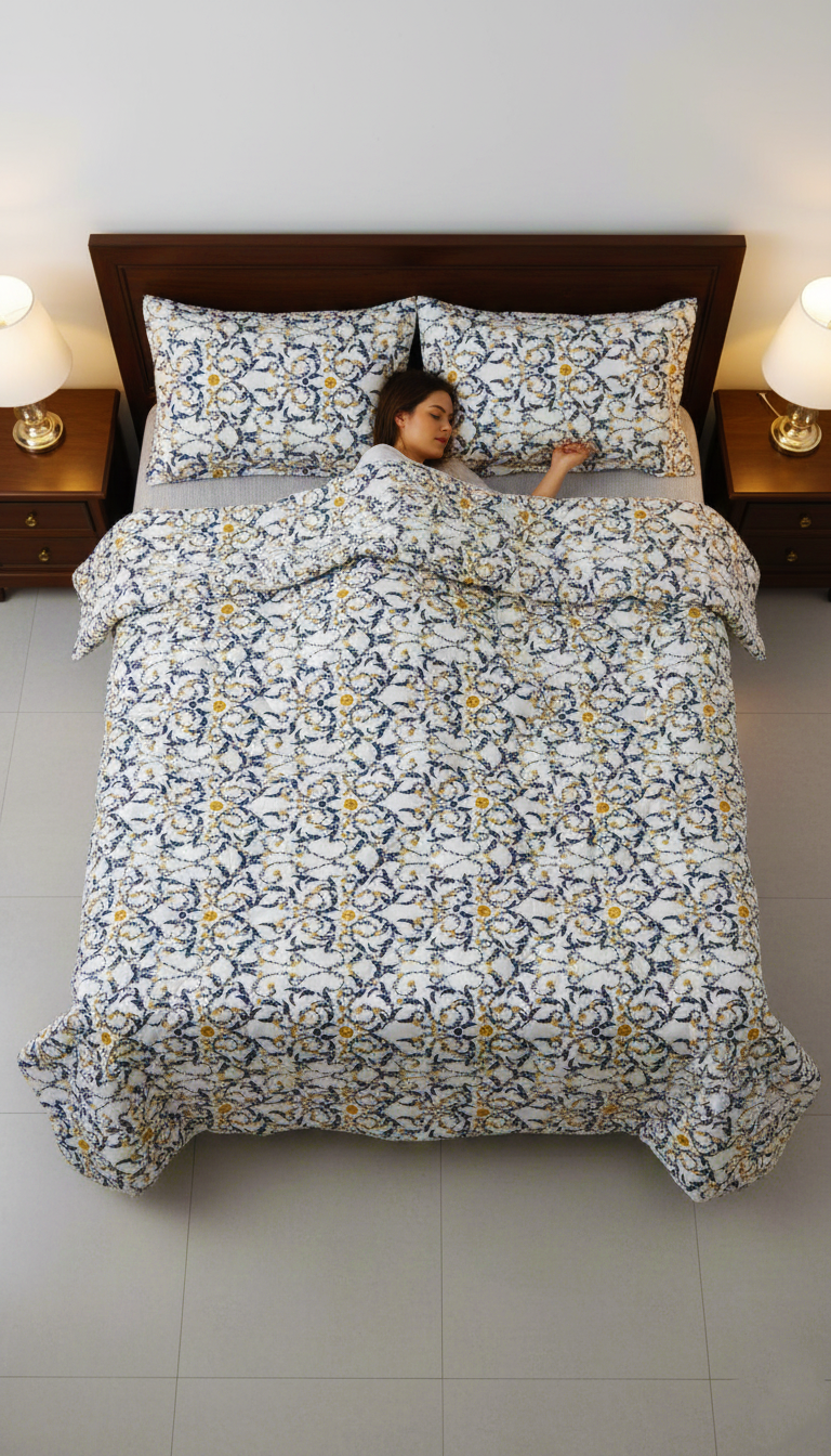 KING SIZE COMFORTER SET (6 PCS SET) D-27