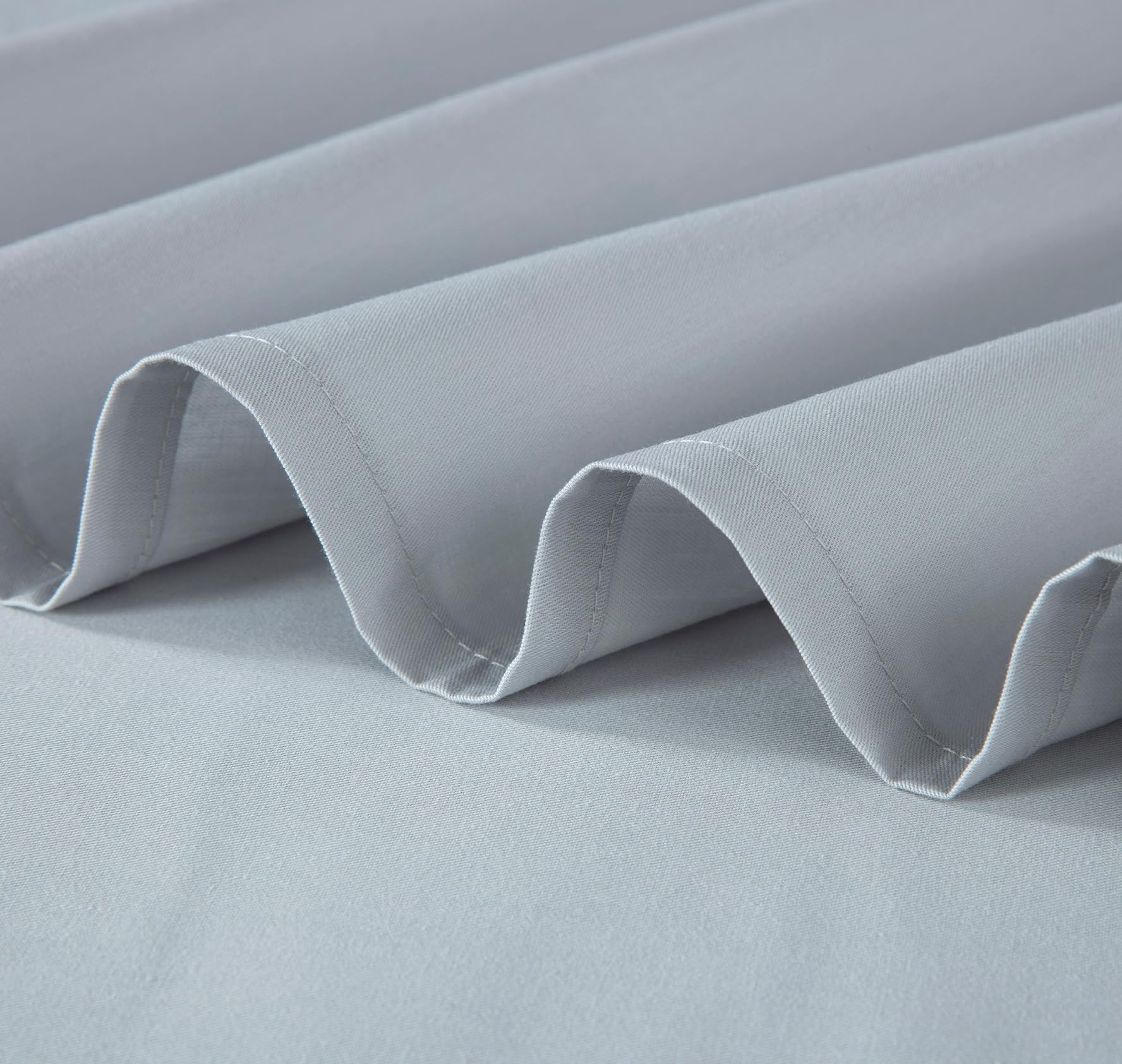 SOLID COLOR King Size Bedsheet with 2 Pillow Cover, 100% Cotton, Ultra Soft (8.5 Feet By 7.5 Feet)