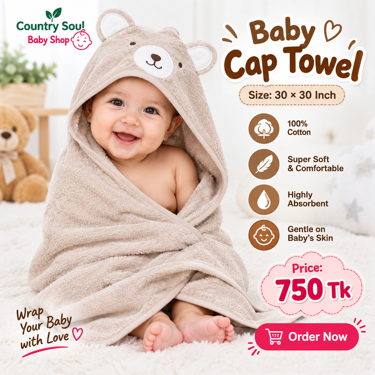 Baby Cap Towel-CT-01