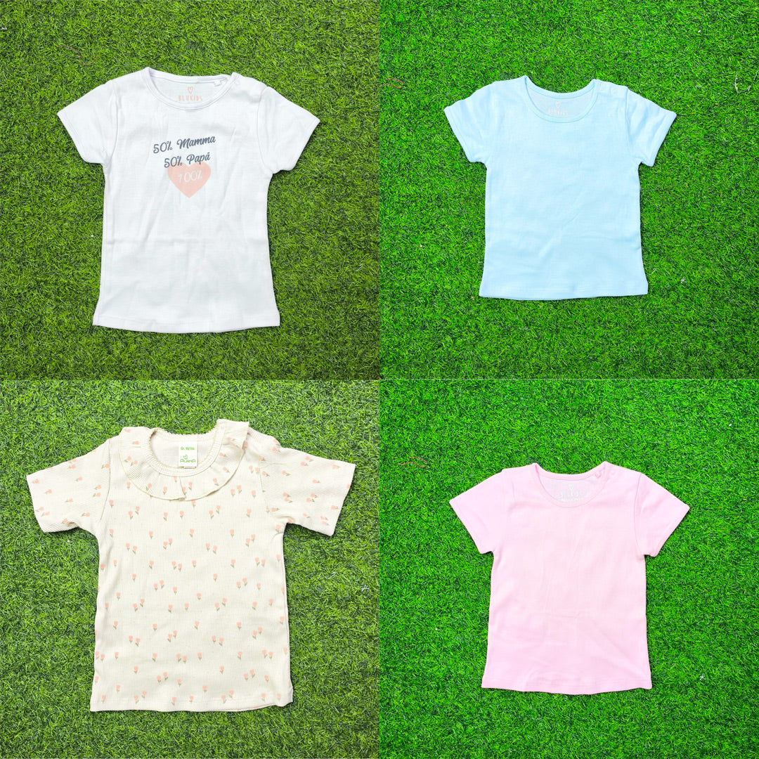 5 Pcs Export Quality Baby T-Shirt Combo