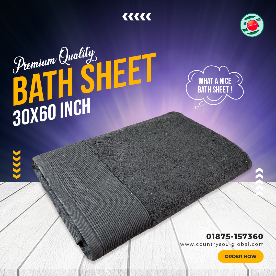 Premium Quality Cotton Made Bath Sheet