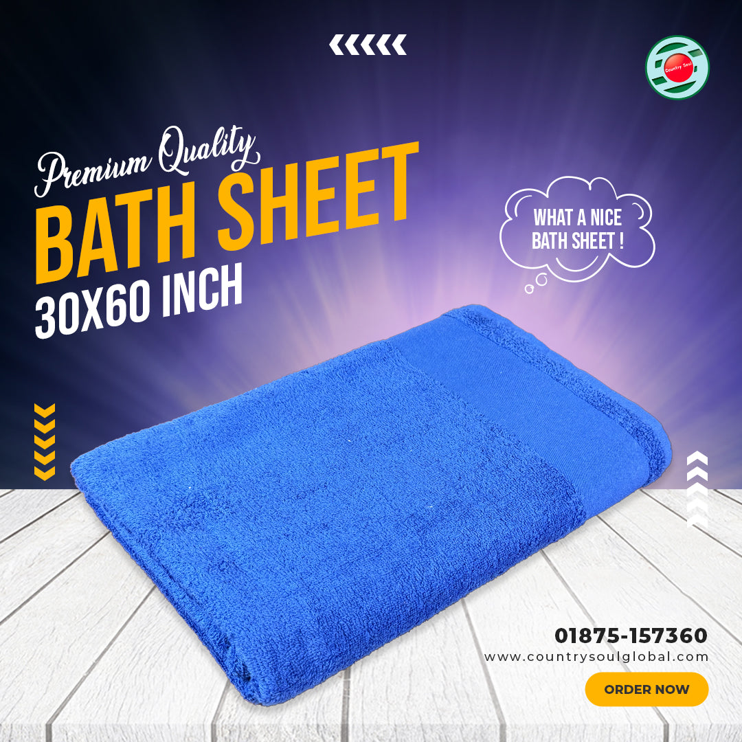 Premium Quality Cotton Made Bath Sheet