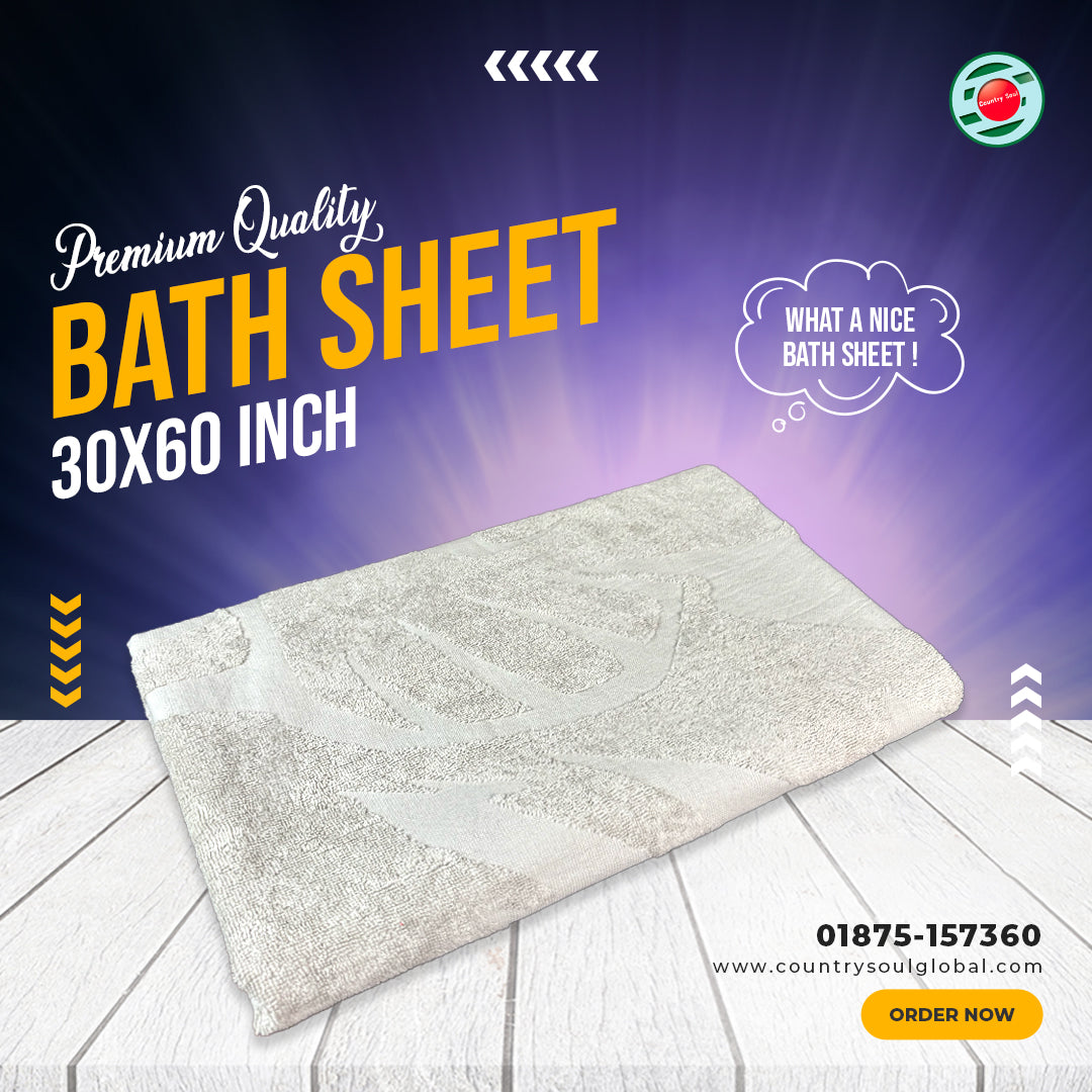 Premium Quality Cotton Made Bath Sheet