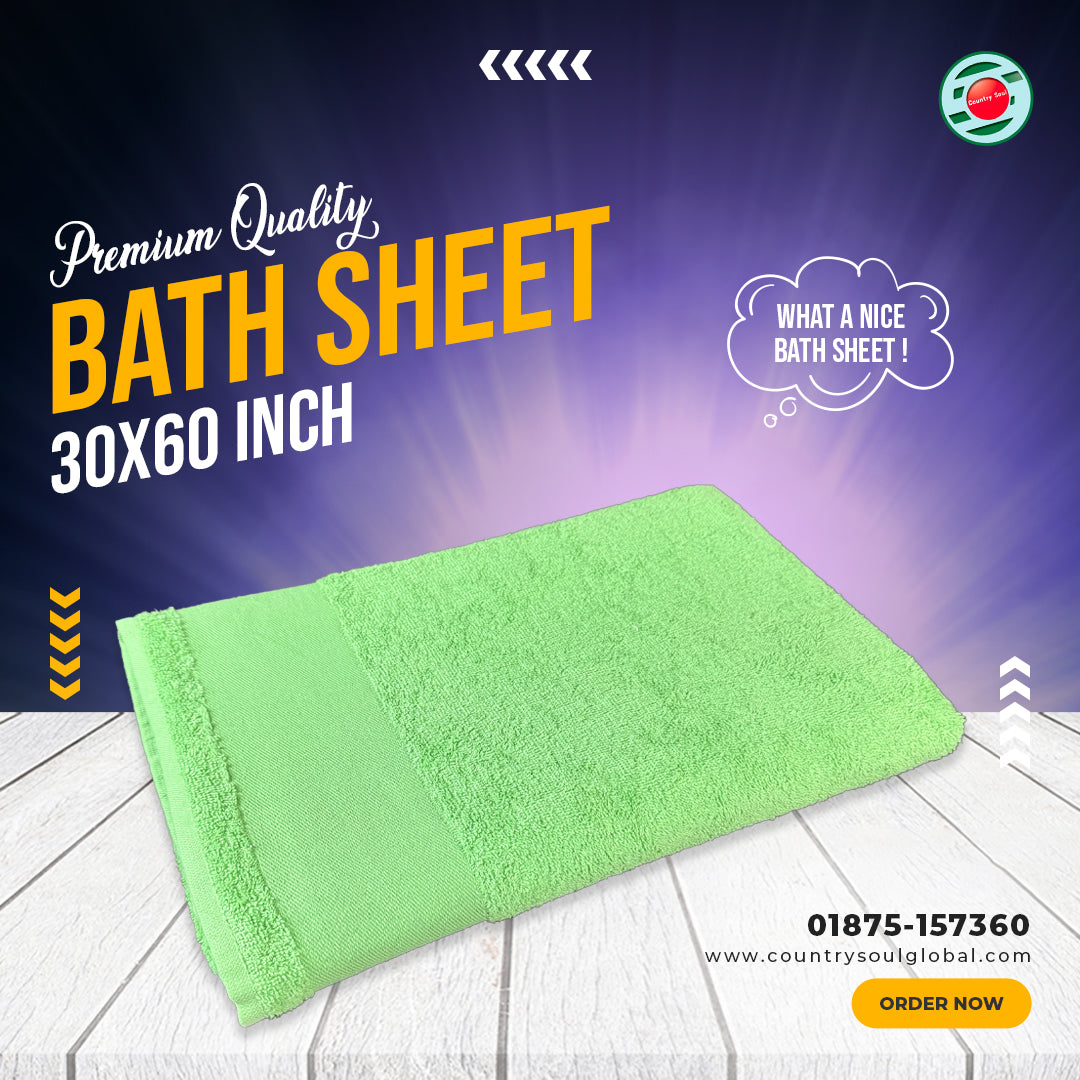 Premium Quality Cotton Made Bath Sheet