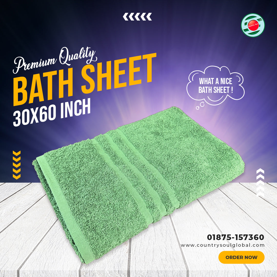 Premium Quality Cotton Made Bath Sheet