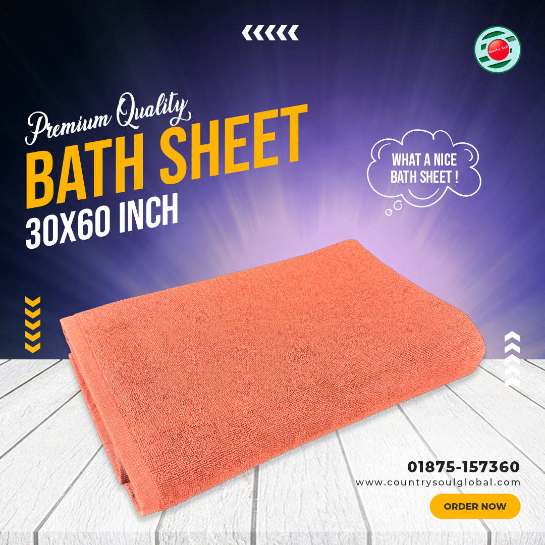 Premium Quality Cotton Made Bath Sheet