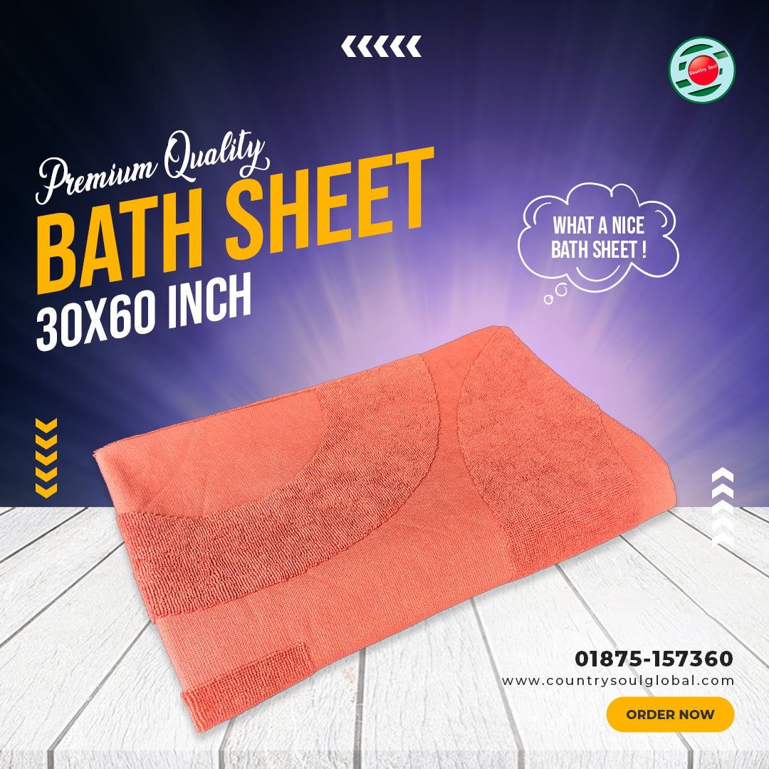 Premium Quality Cotton Made Bath Sheet