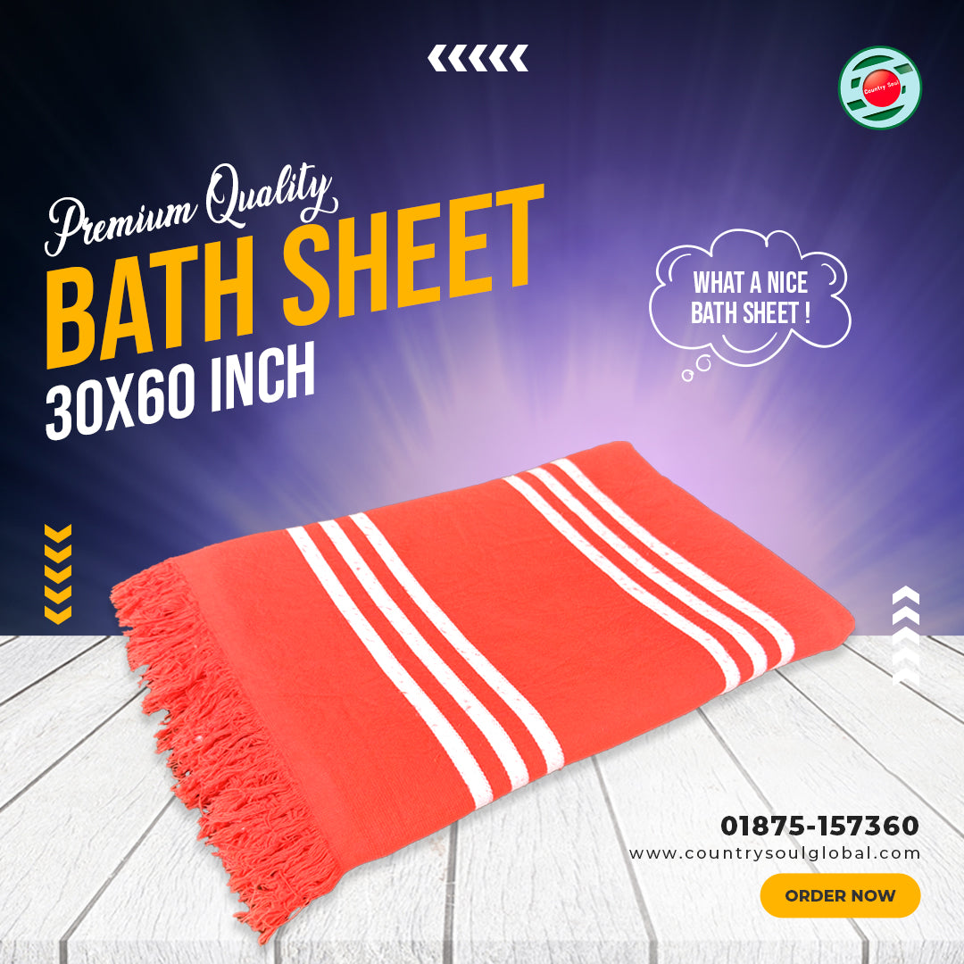 Premium Quality Cotton Made Bath Sheet