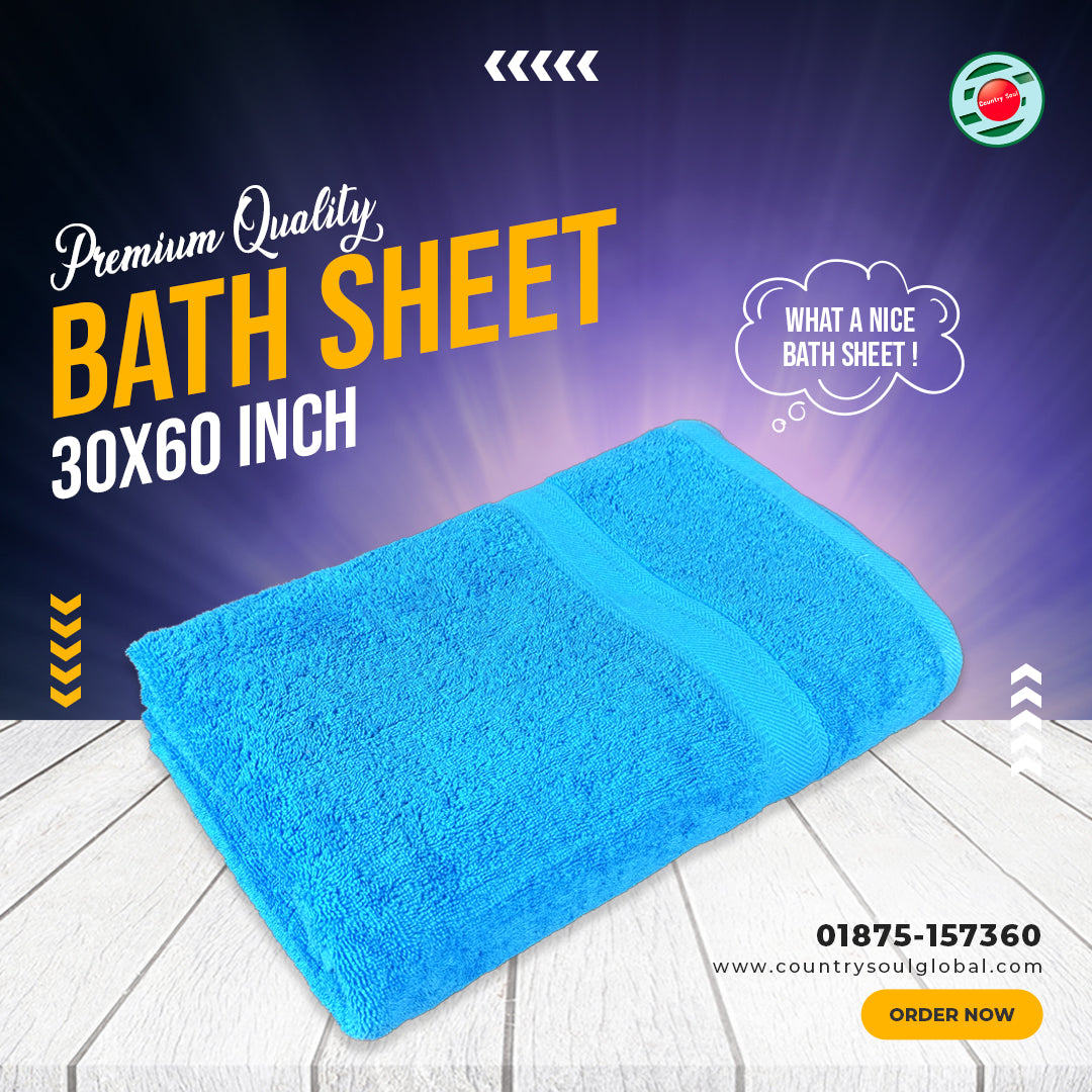 Premium Quality Cotton Made Bath Sheet
