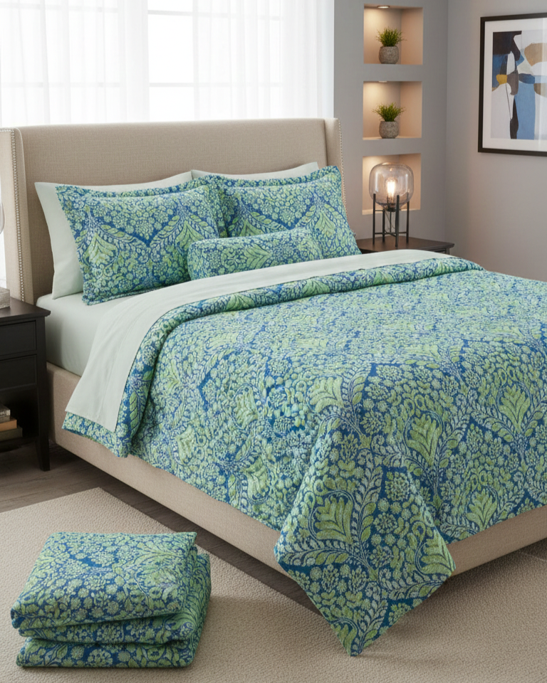 KING SIZE COMFORTER SET (5 PCS SET)D-02