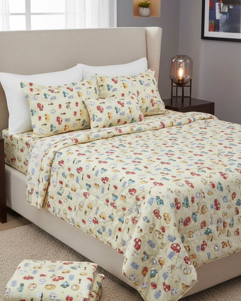 KING SIZE COMFORTER SET (5 PCS SET) D-05