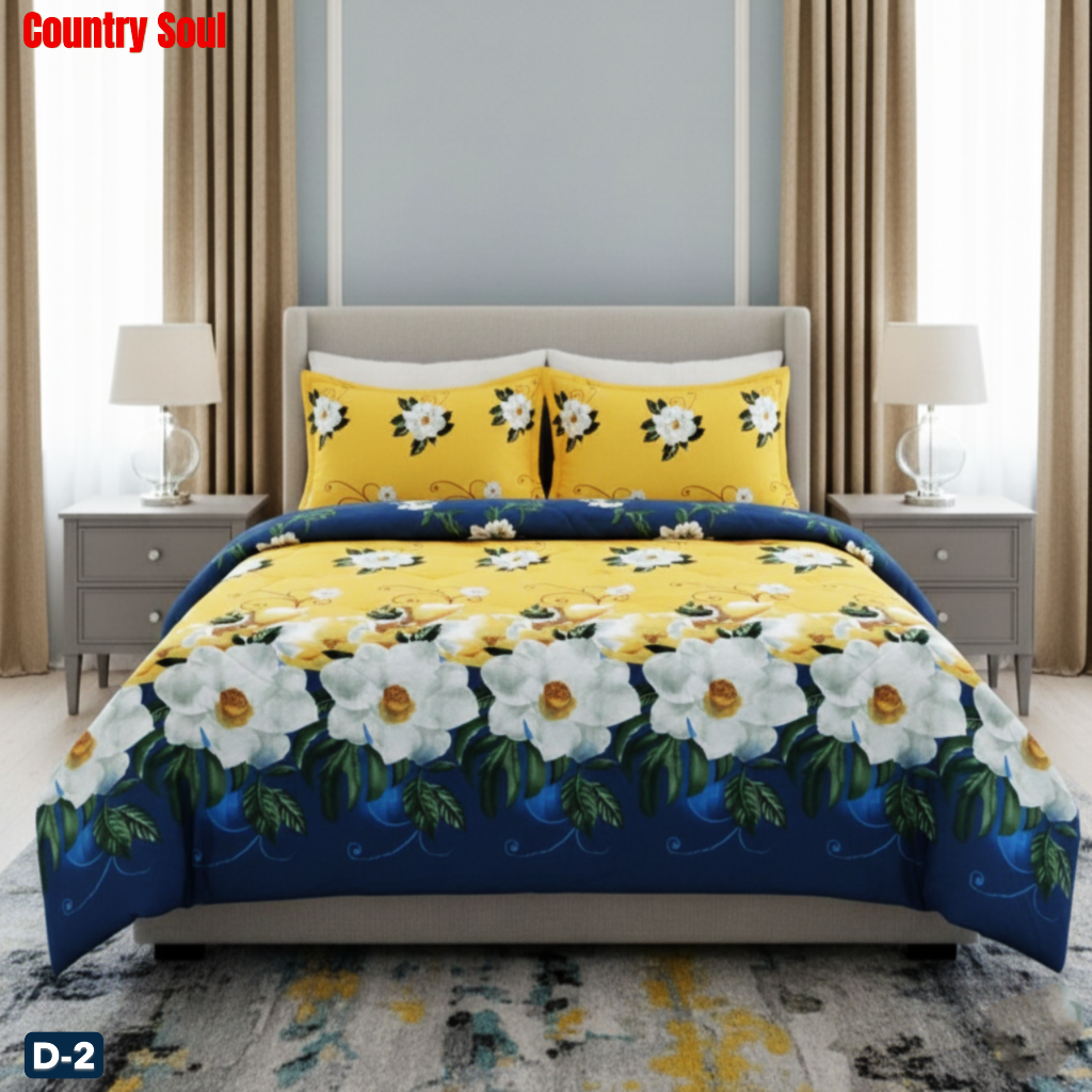 Premium Quality Comforter Set (D-02)