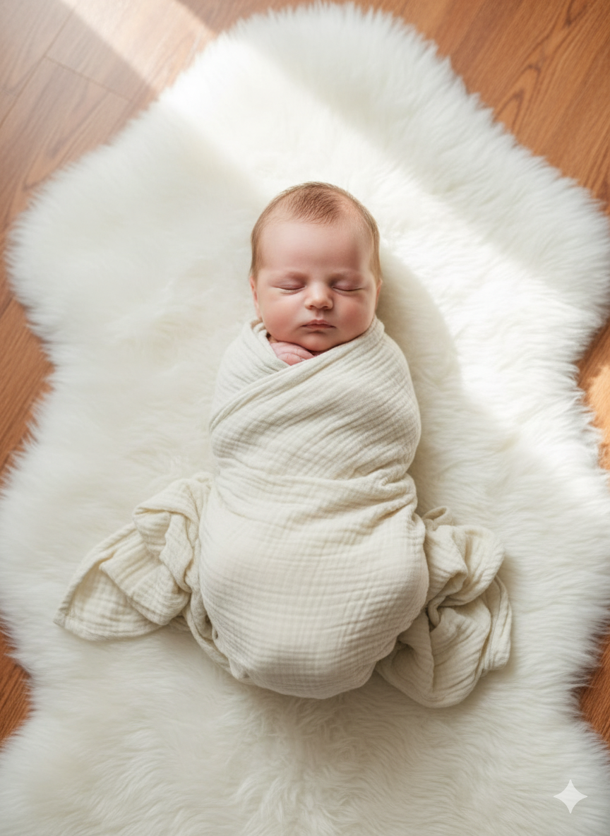 4 Layer Moslin Baby Blanket or Baby Katha (5 Pcs Combo)