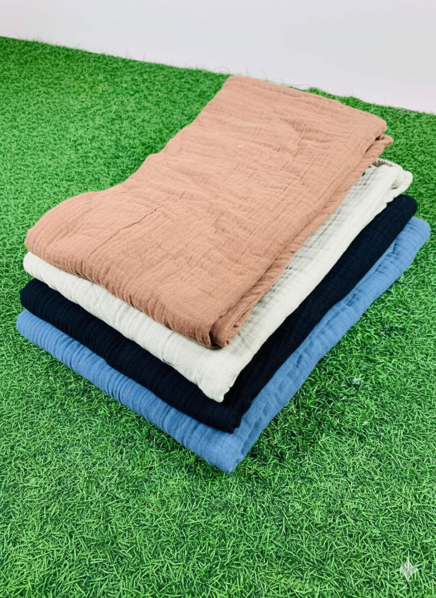 4 Layer Moslin Baby Blanket or Baby Katha (5 Pcs Combo)