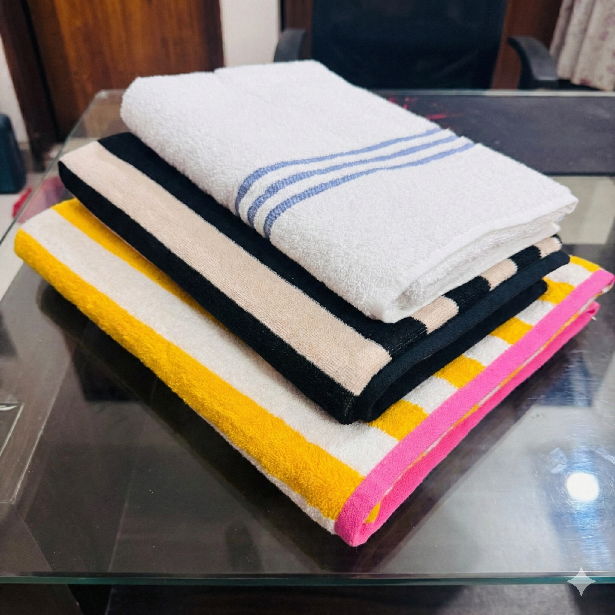 3 Pcs Bathsheet Towel Combo
