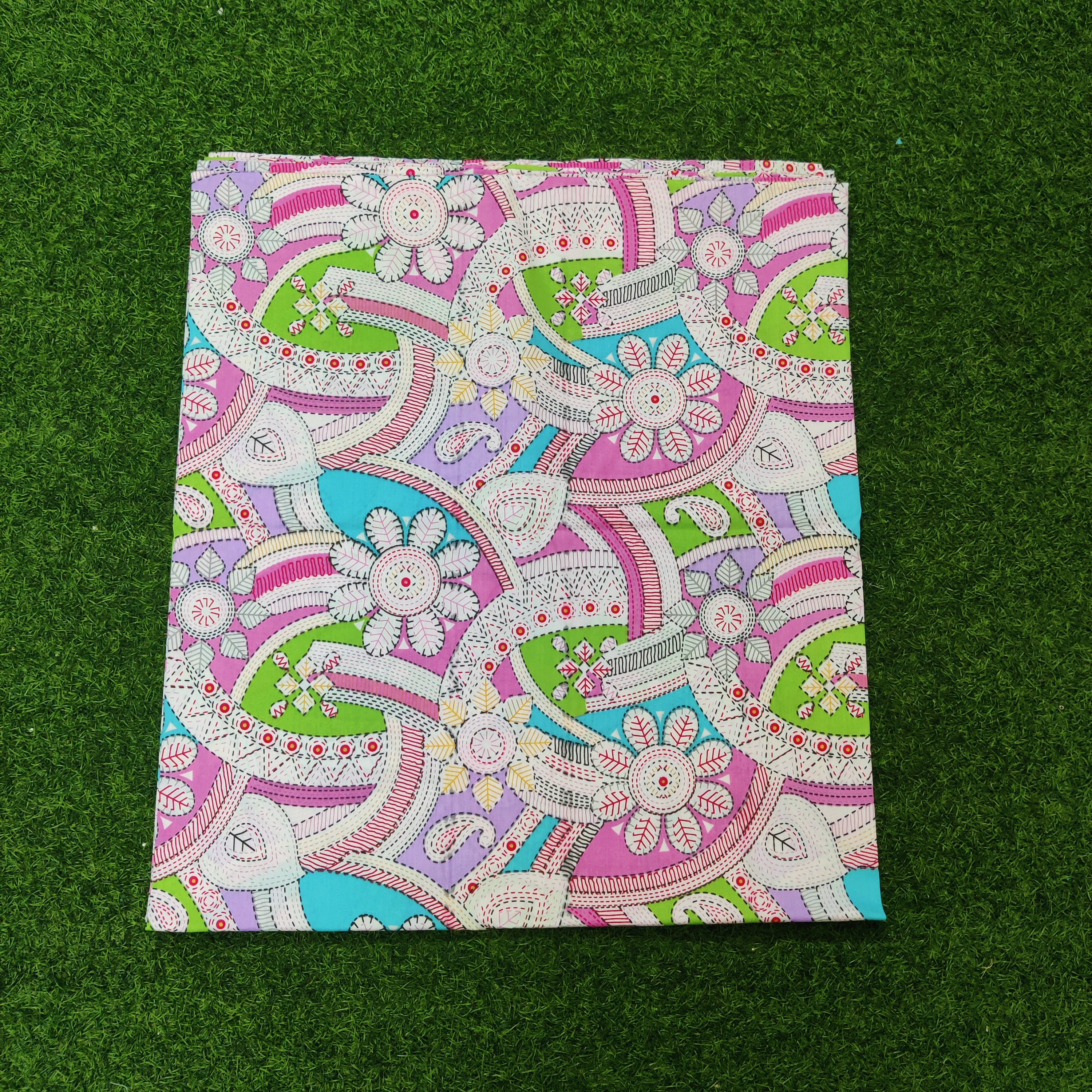 King Size Parkel Cotton Bedsheet -09