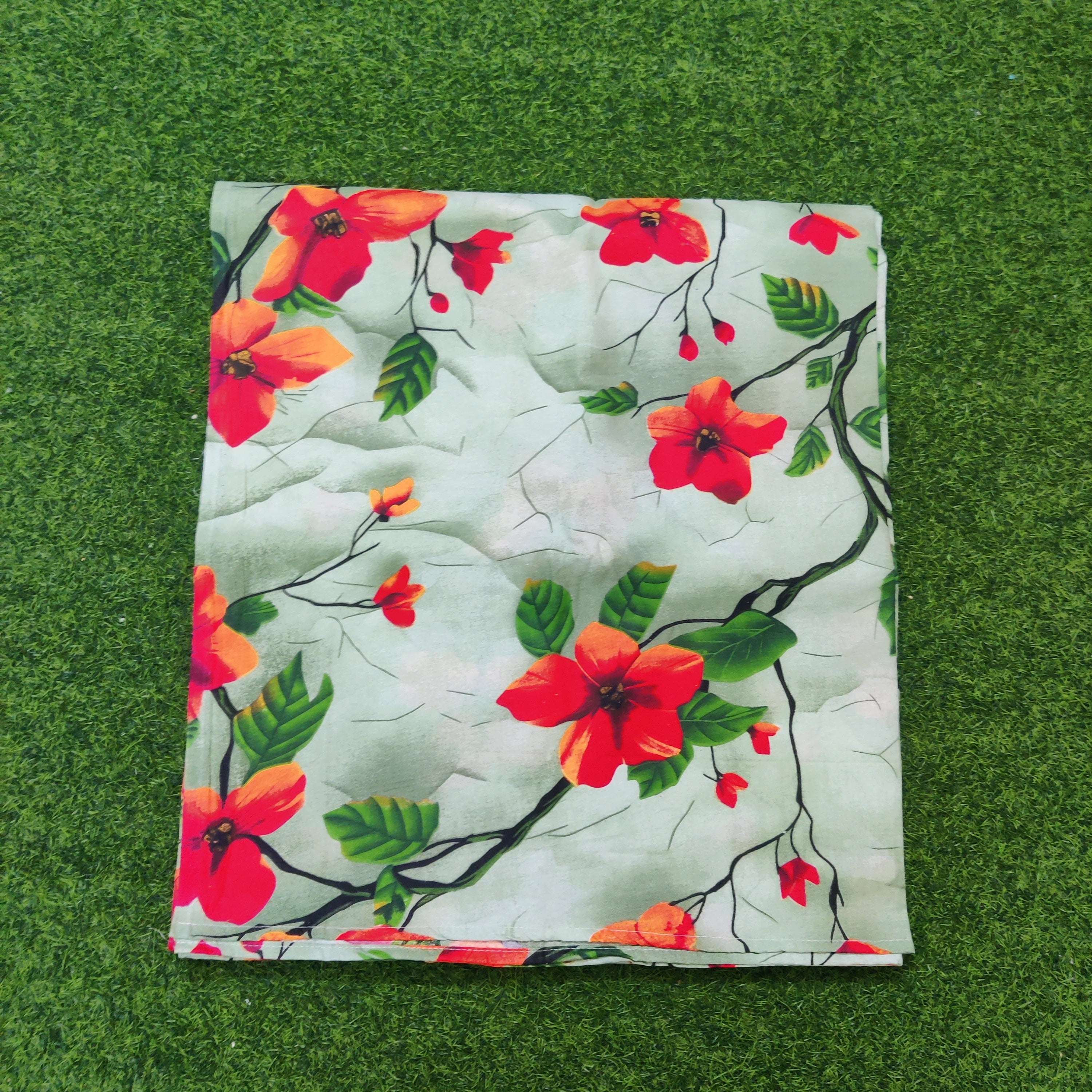 Premium Regular Bedsheet ( Super King Size) with two pillw cover -15