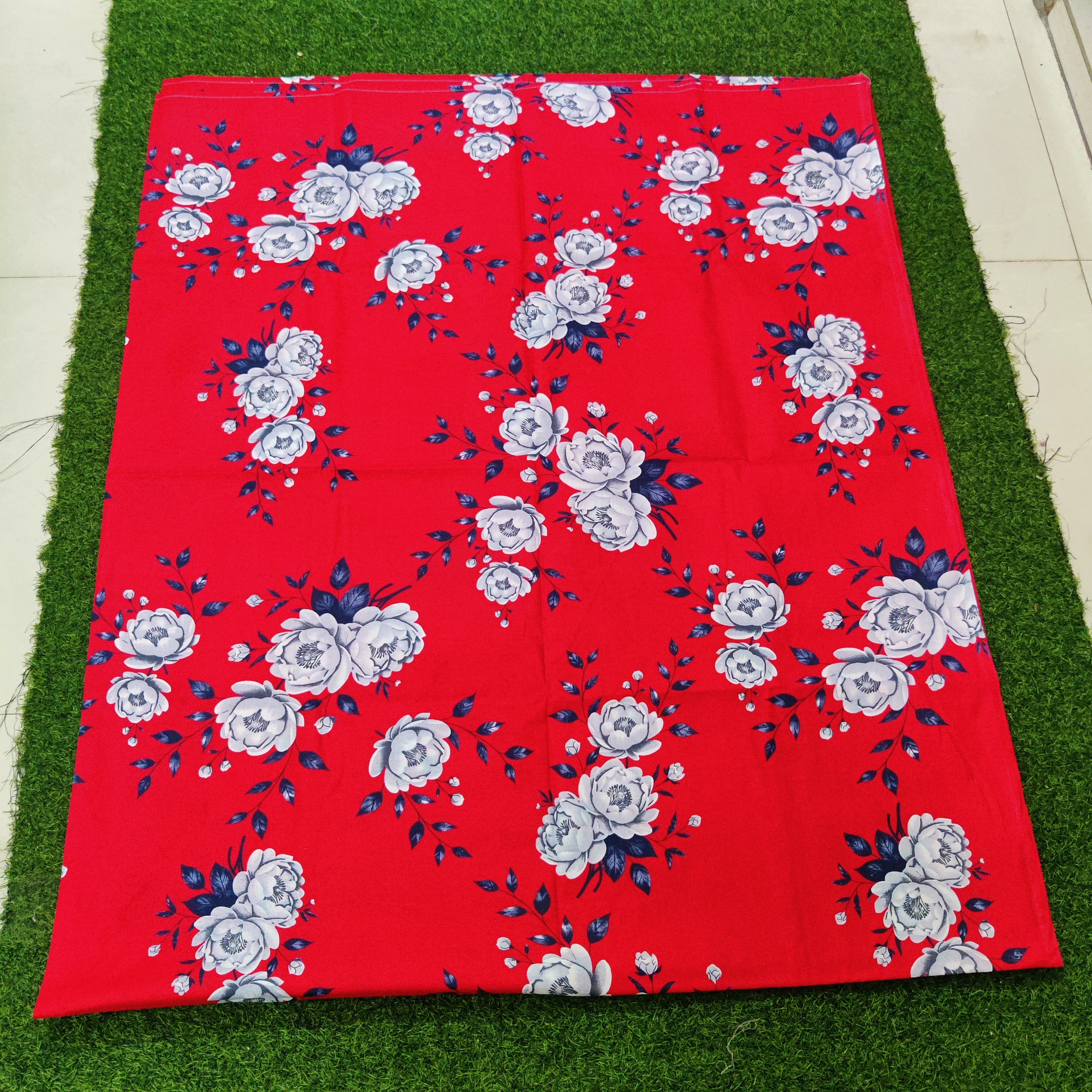 Premium Regular Bedsheet ( Super King Size) with two pillw cover -16