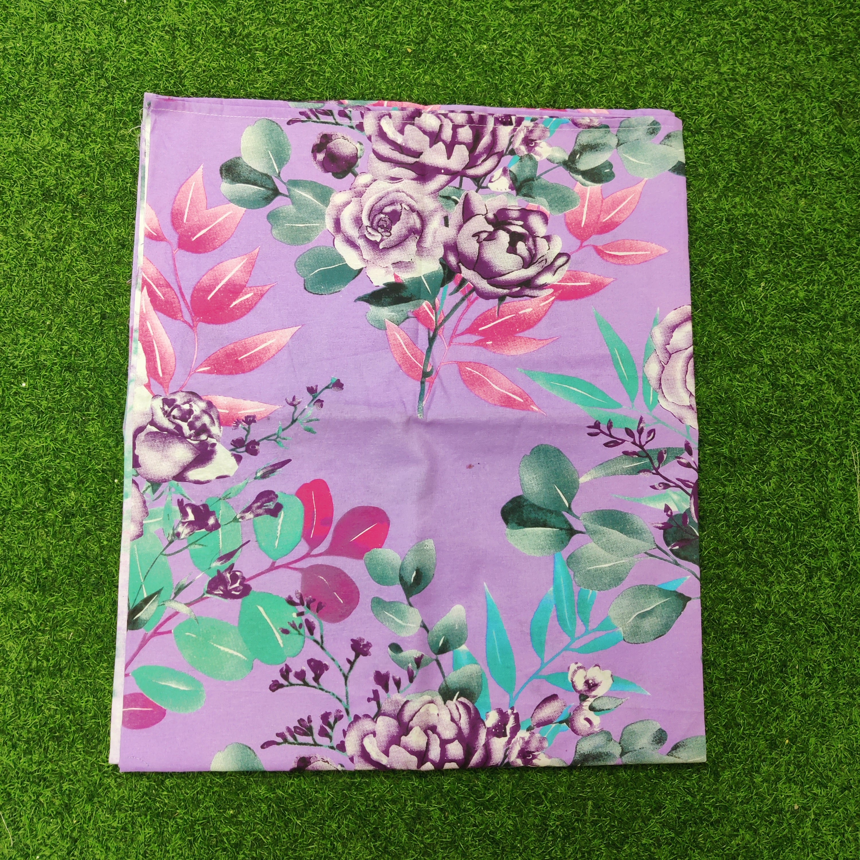 Premium Regular Bedsheet ( Super King Size) with two pillw cover -27