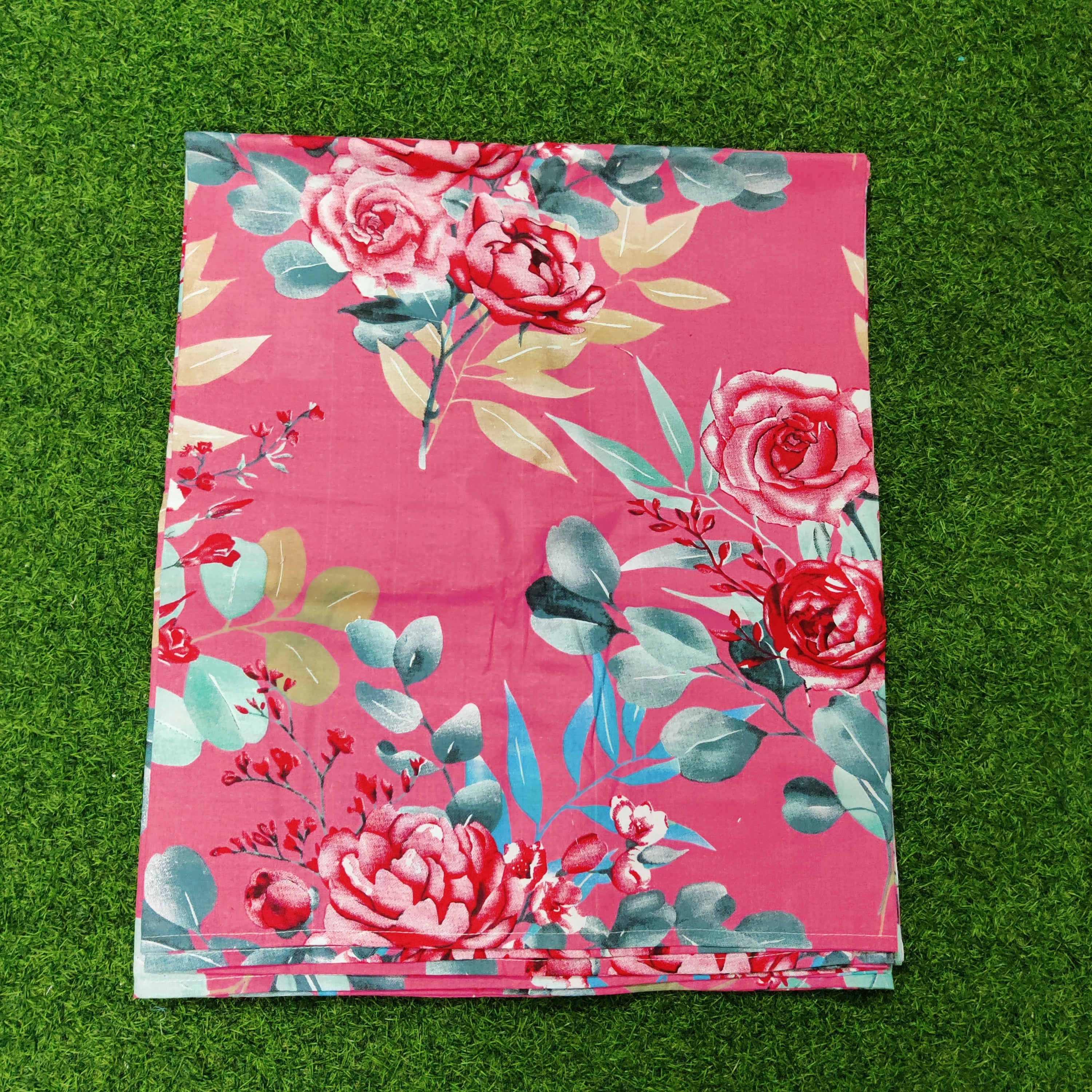 Premium Regular Bedsheet ( Super King Size) with two pillw cover -28