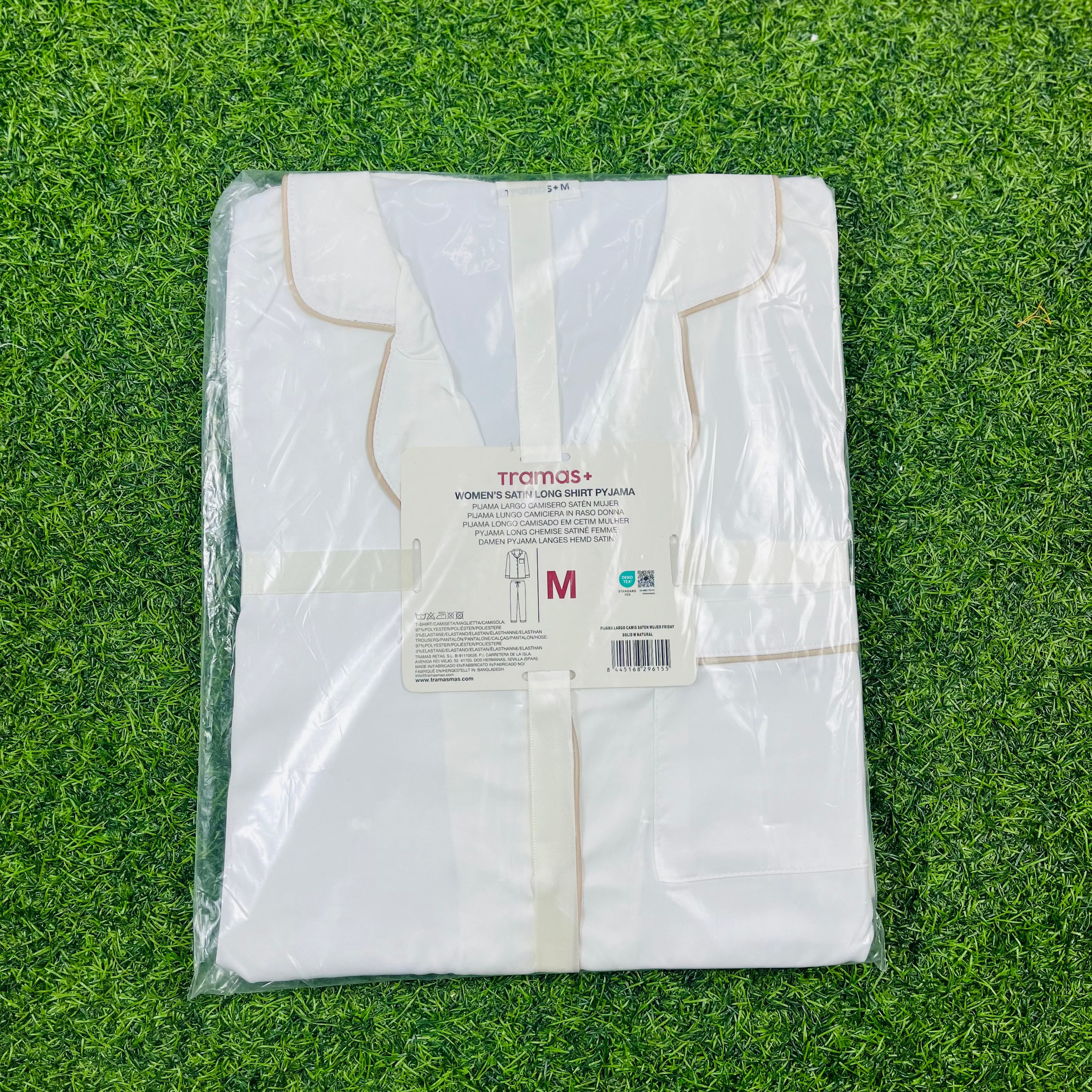 Women's Satin Long Shirt Pyjama
