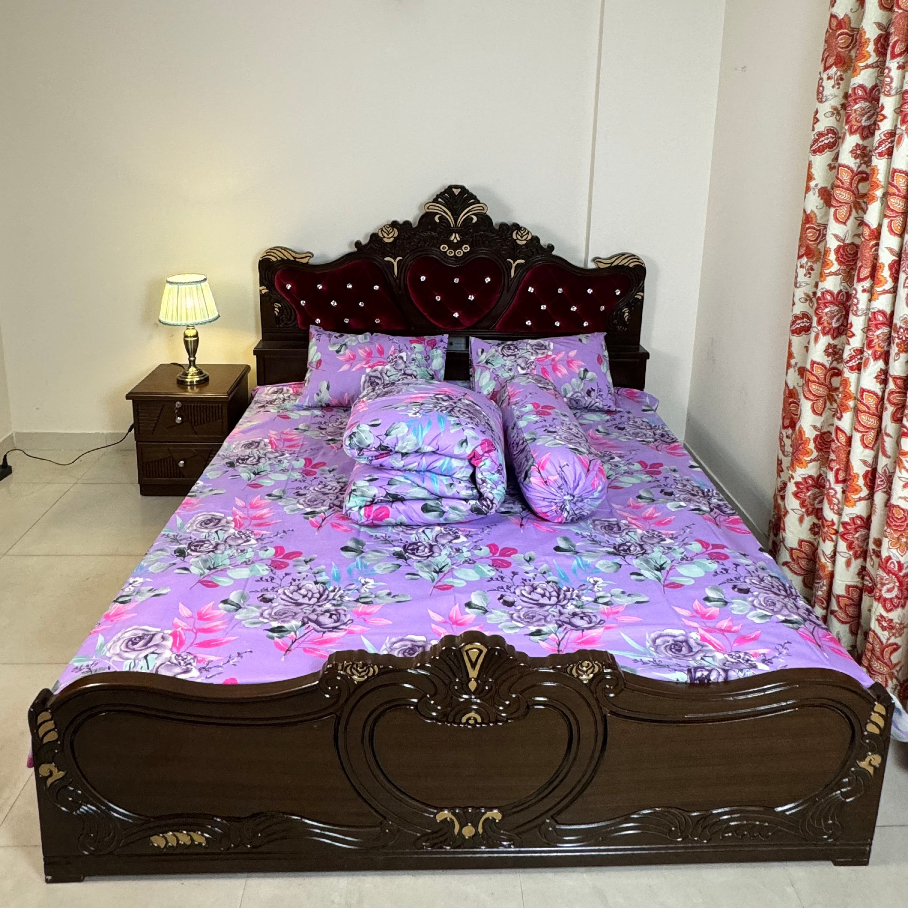 KING SIZE COMFORTER SET (6 PCS SET)
