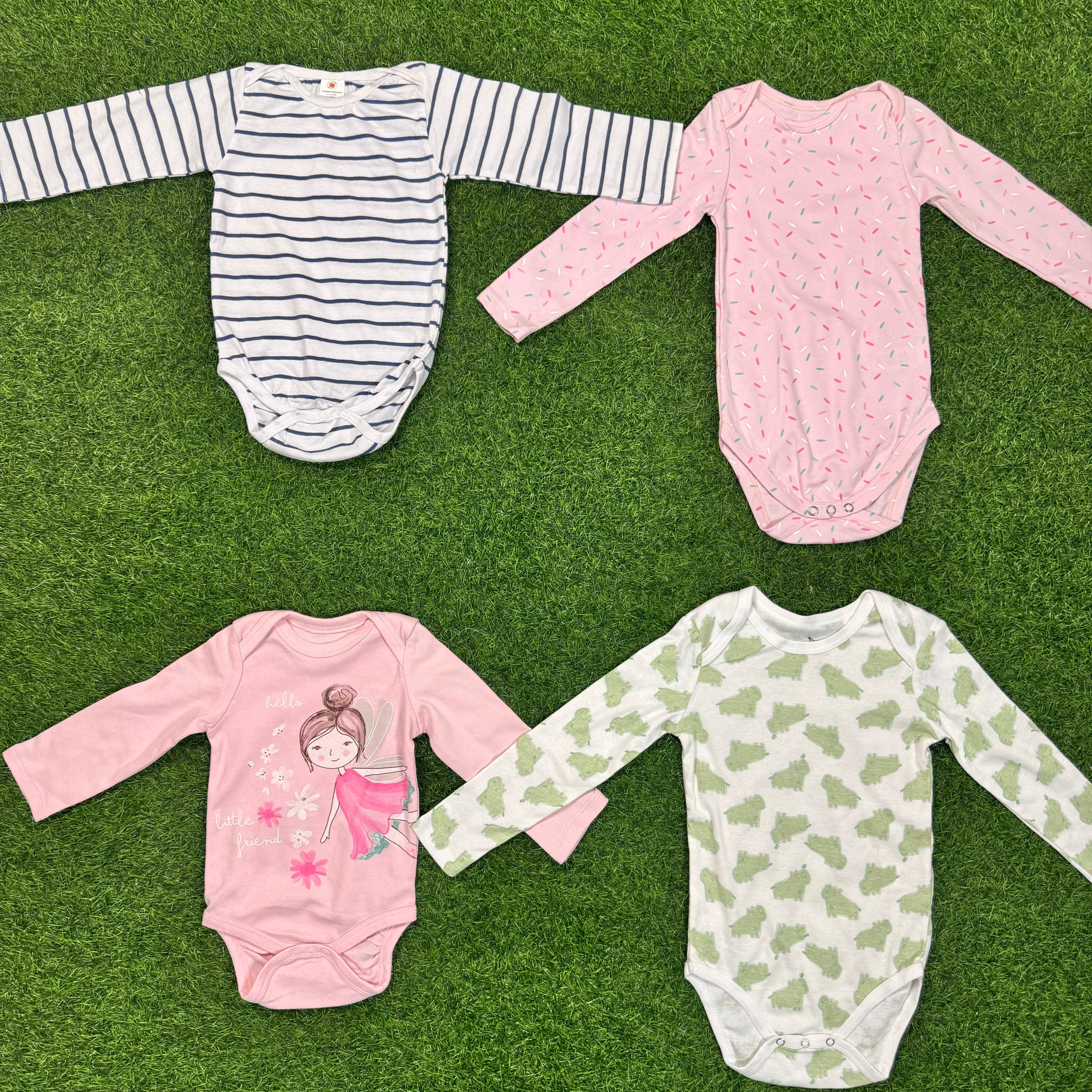 đŧ15 Pcs Baby Combođ(5 Pcs Full Sleeve Baby Keeper+5 Pcs Troujar) 5 Pcs Baby Cap Free