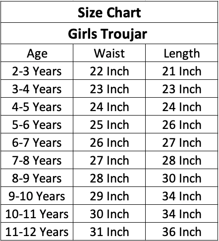 Girls Trouser 5 Pcs Combo Pack