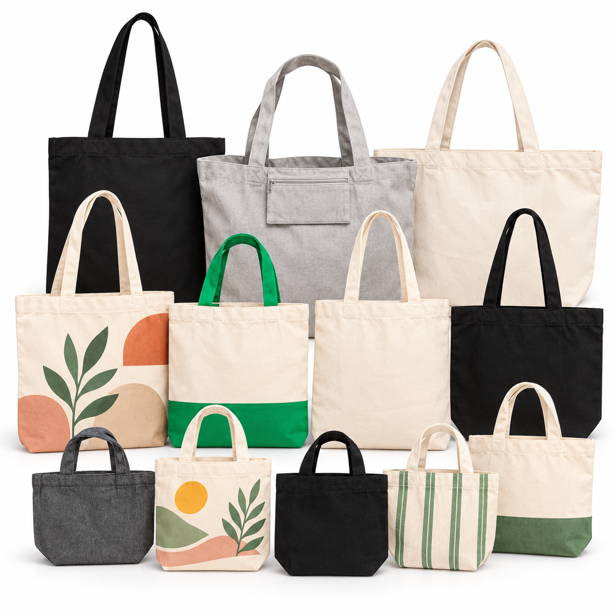 30 Pcs Mega Combo (10 Pillow Cover, 10 Pcs Cushion Cover, 10 Pcs Tote Bag)