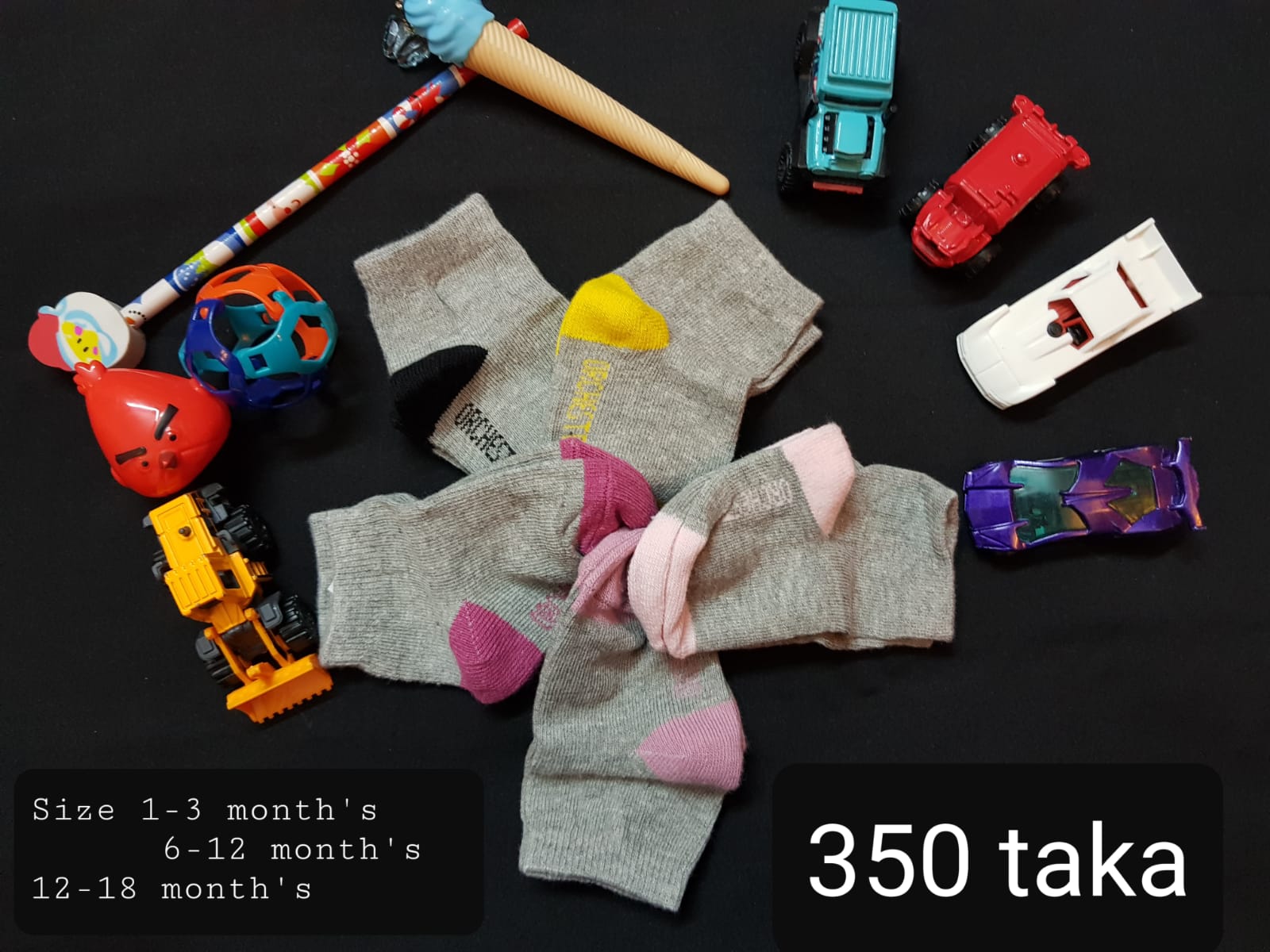 10 Pcs Full Sleeve Baby Keeper/Romper & 10 Pair Socks Combo Box for 0 to 36 month