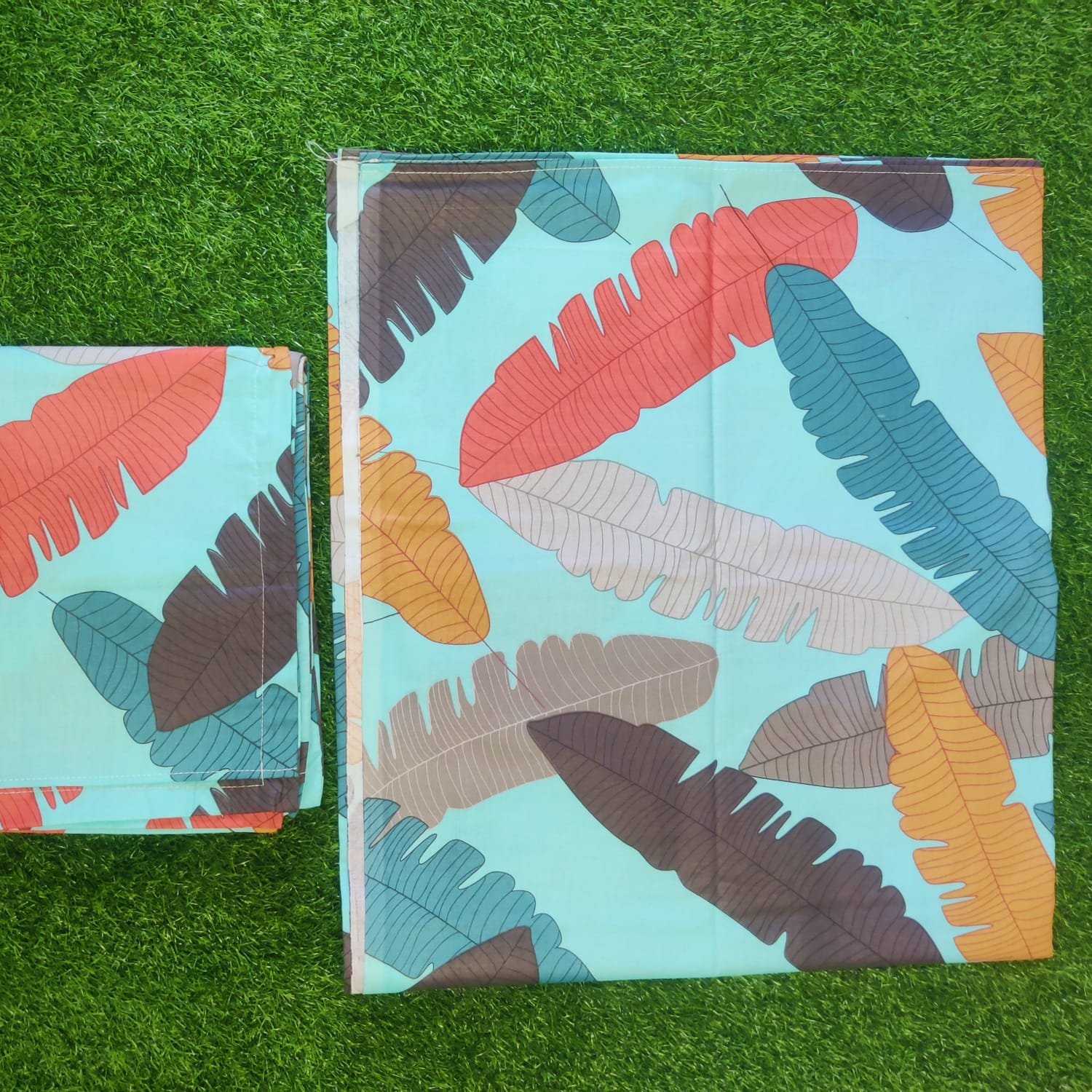 King Size Premium Twill Fabric Bed Sheet with Two Pillow Cover