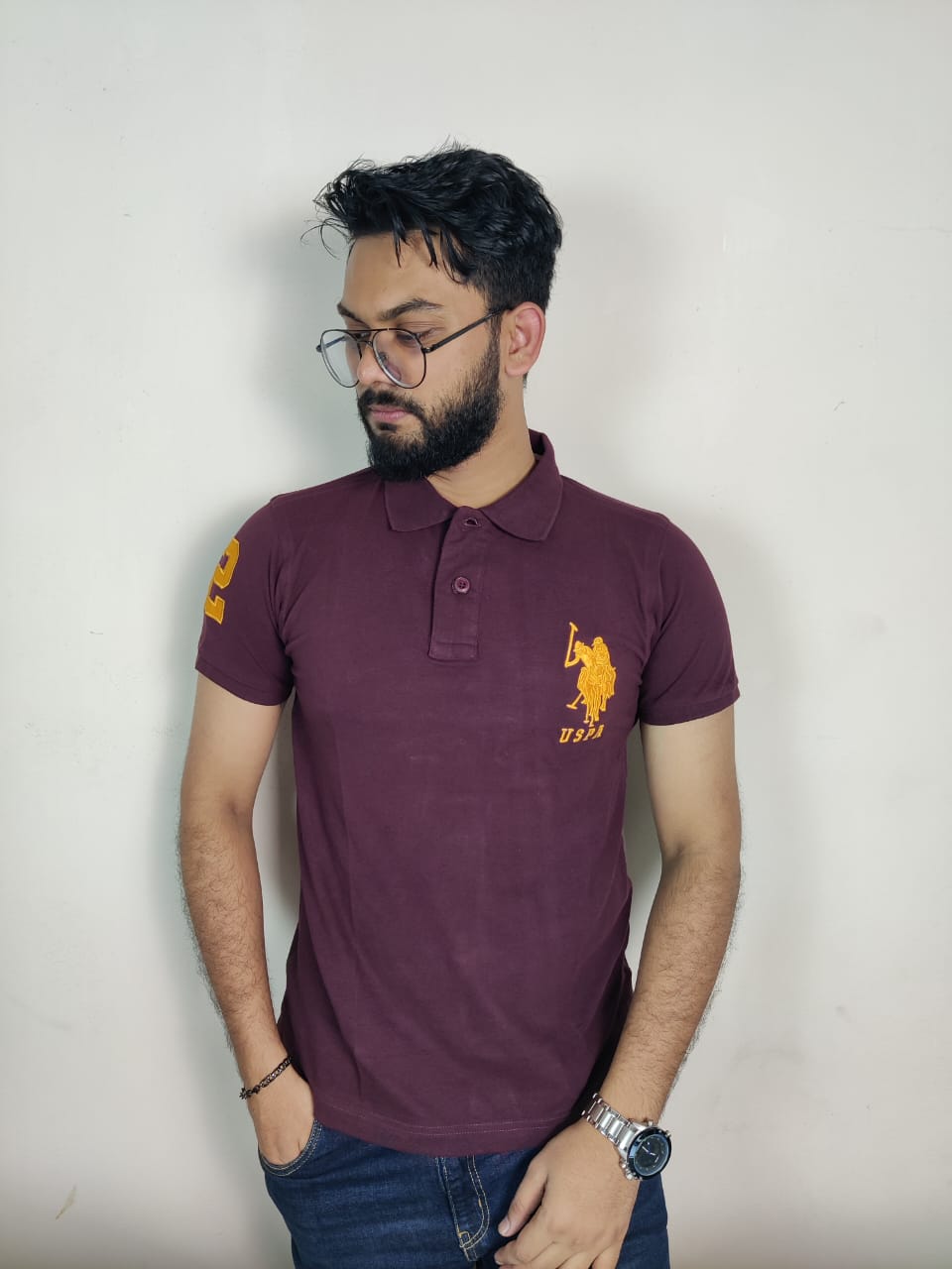 PK Cotton Polo T-Shirt For Men
