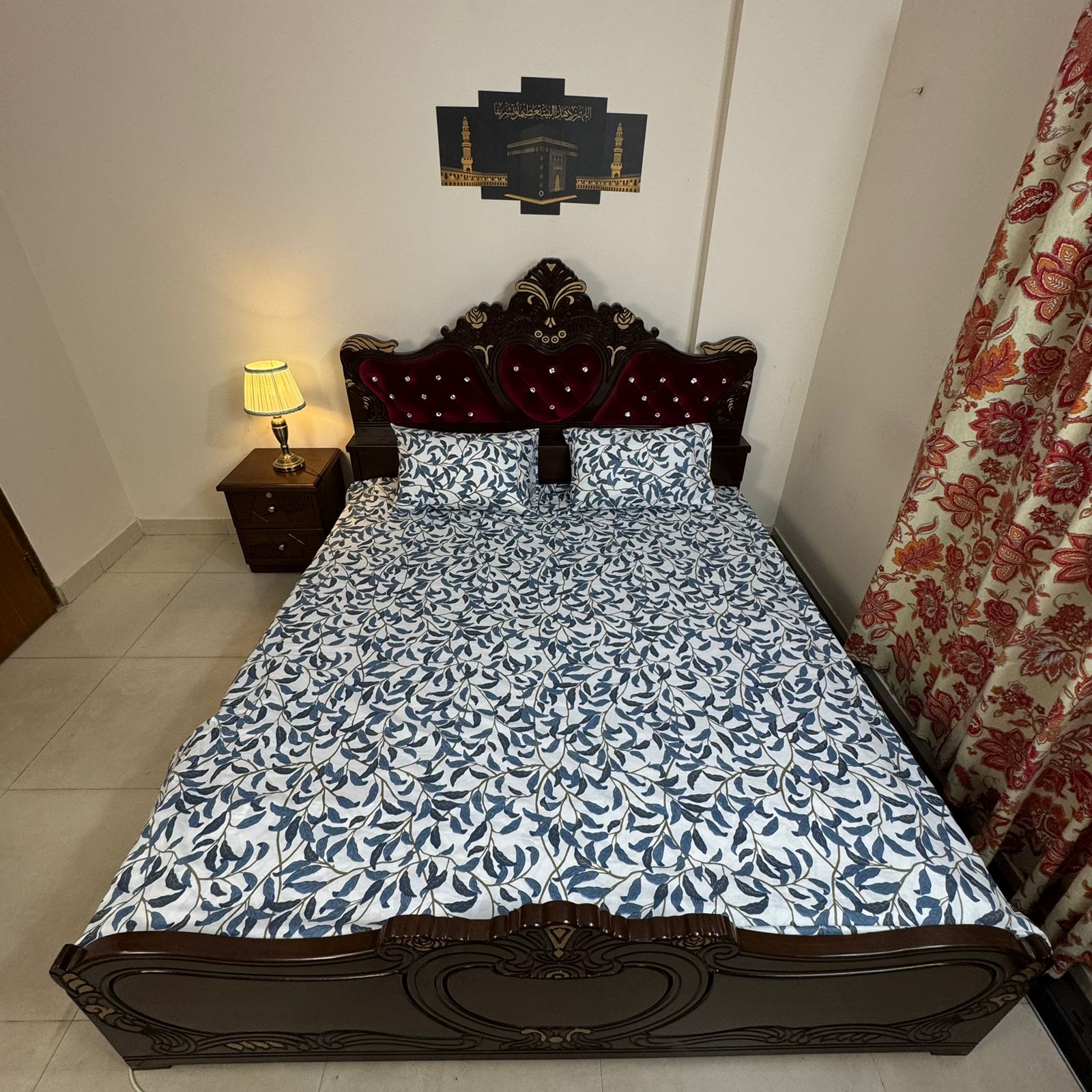 King Size Bed Sheet with Two Pillow Cover-BS-31