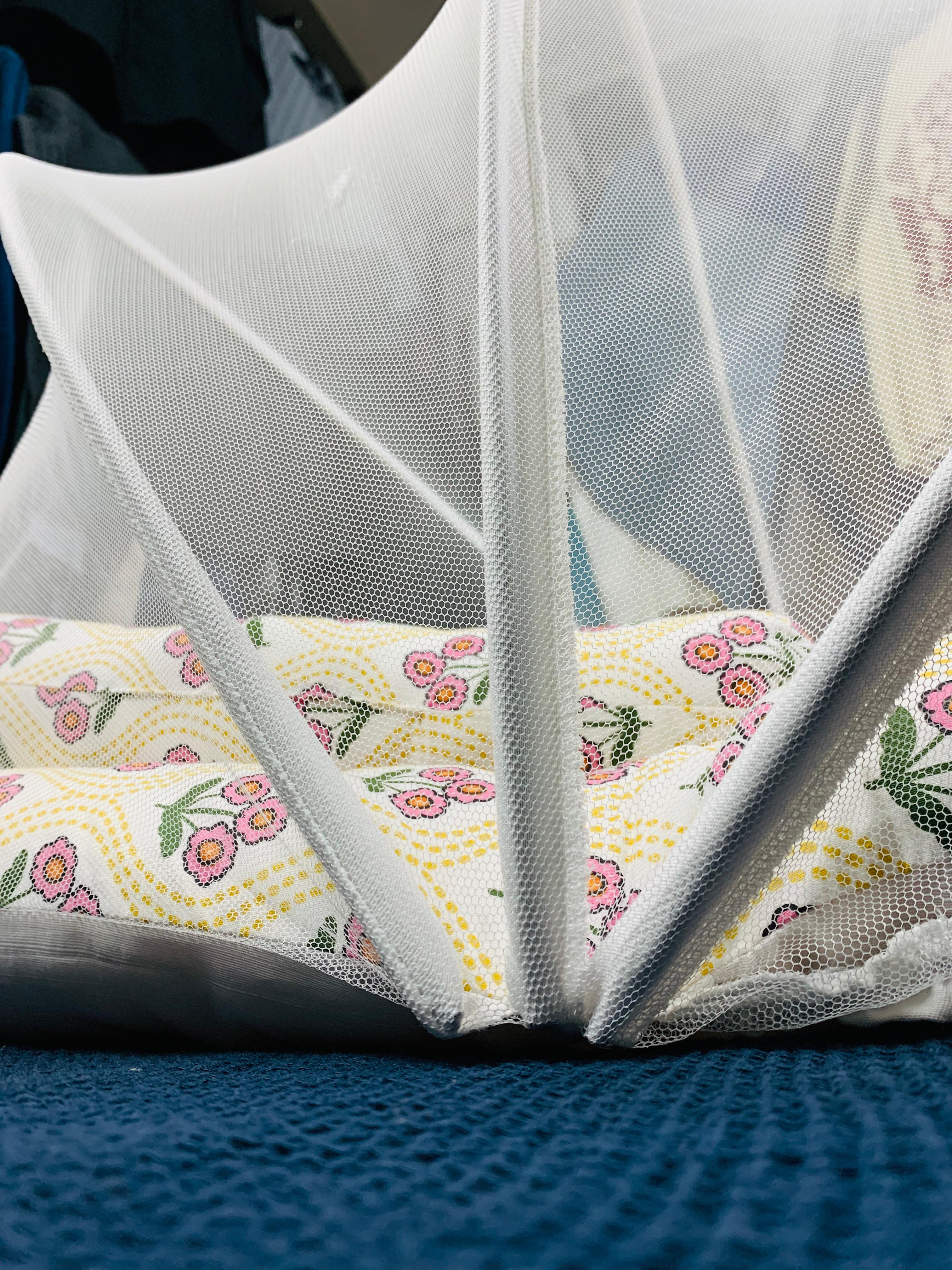 New Born Baby's Premium Quality Bedding Set With Protective Mosquito Net And Pillow