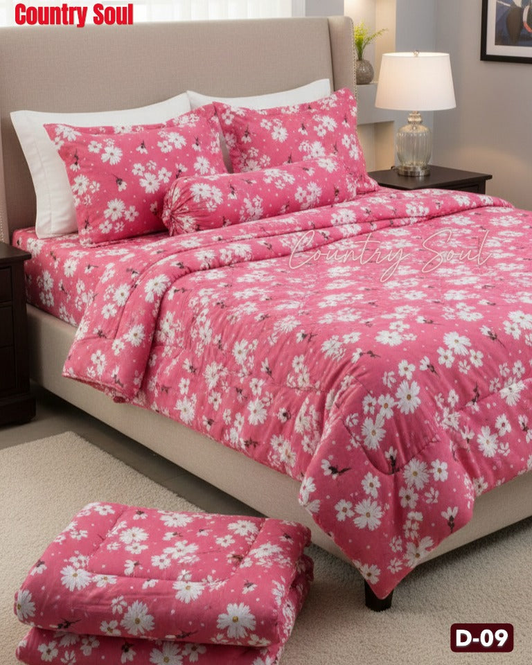 KING SIZE COMFORTER & COVER COMBO D-09