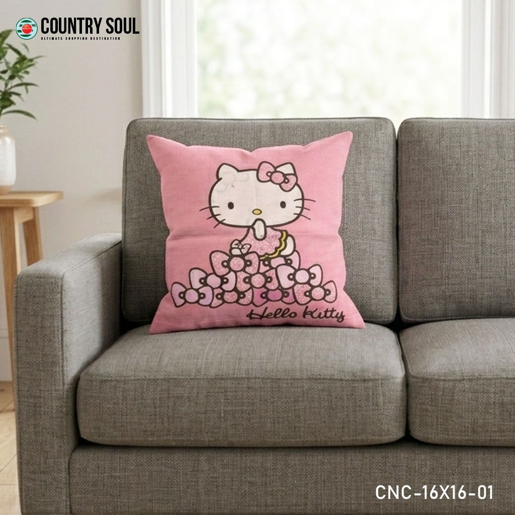 Decorative Cushion Cover 16x16 Inch, Design-01