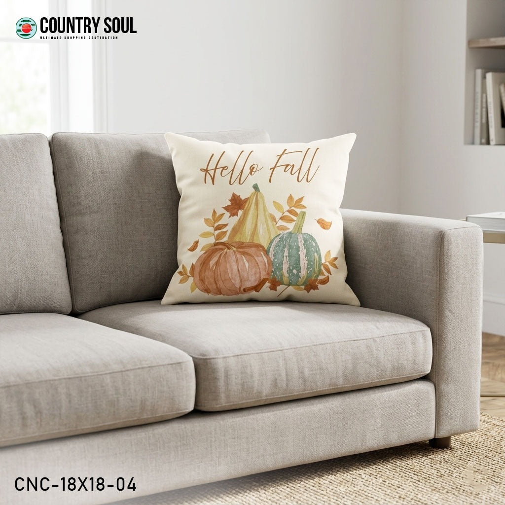 Decorative Cushion Cover 18x18 Inch, Design-04