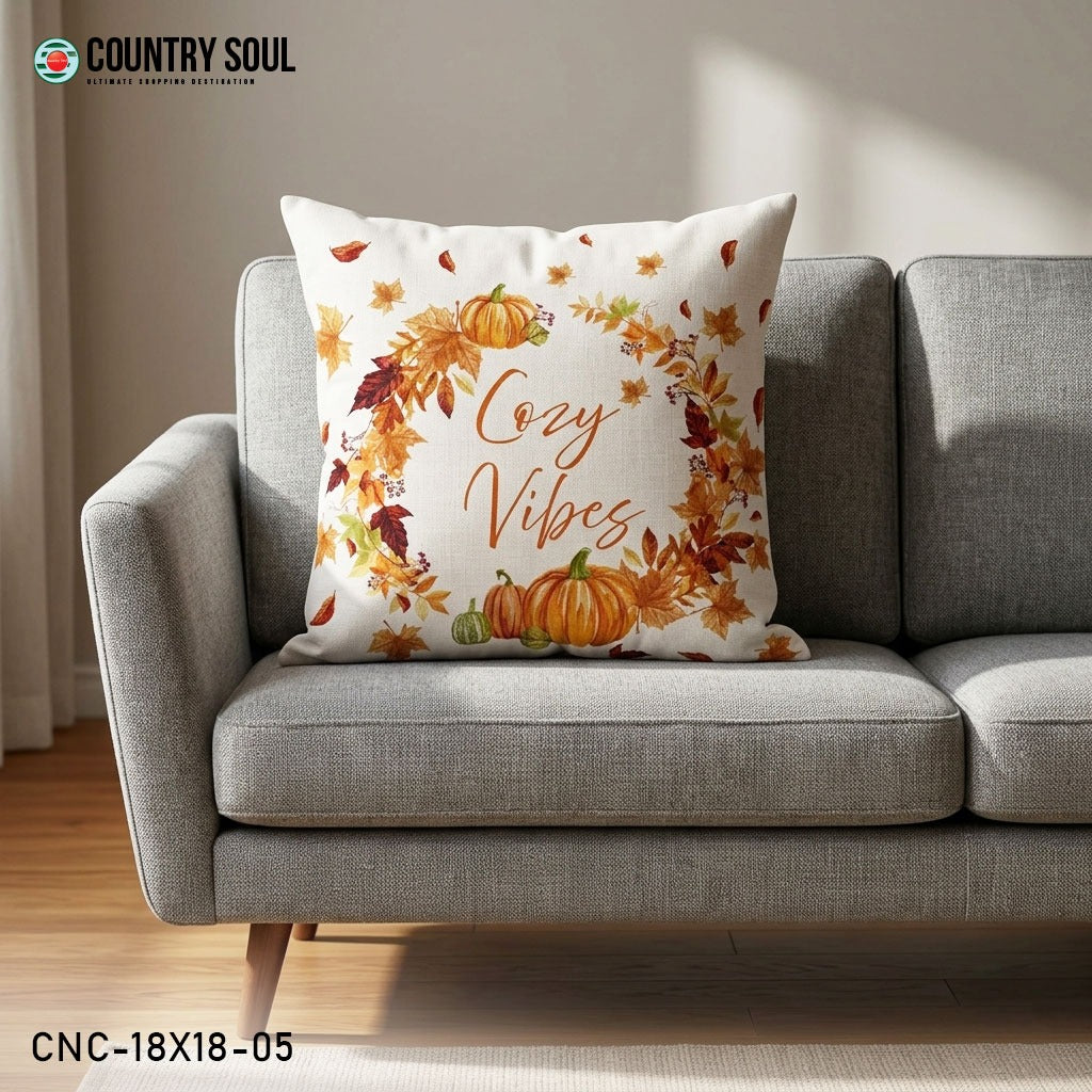 Decorative Cushion Cover 18x18 Inch, Design-05