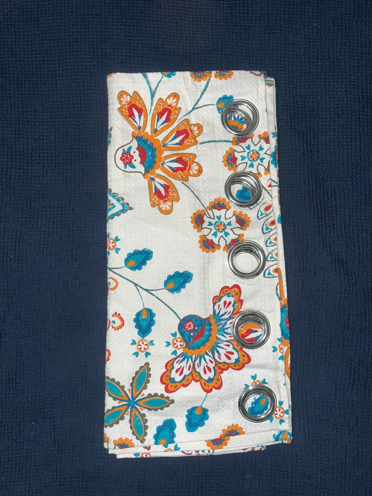 Decorative Waffle Printed Curtain - DC 139