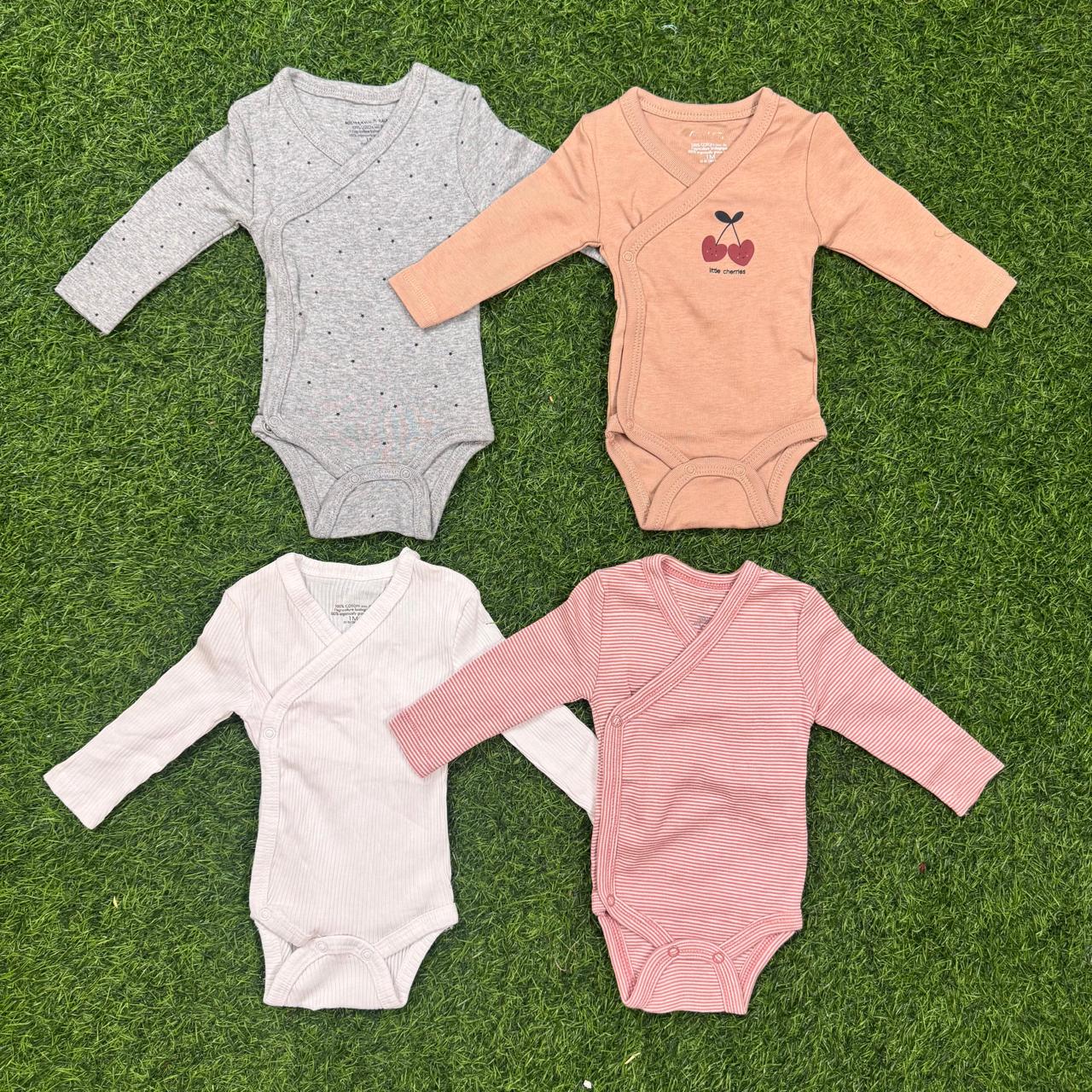 10 Pcs Full Sleeve Baby Keeper/Romper Combo Box for 0 to 36 month. 5 Pcs Bibs Free