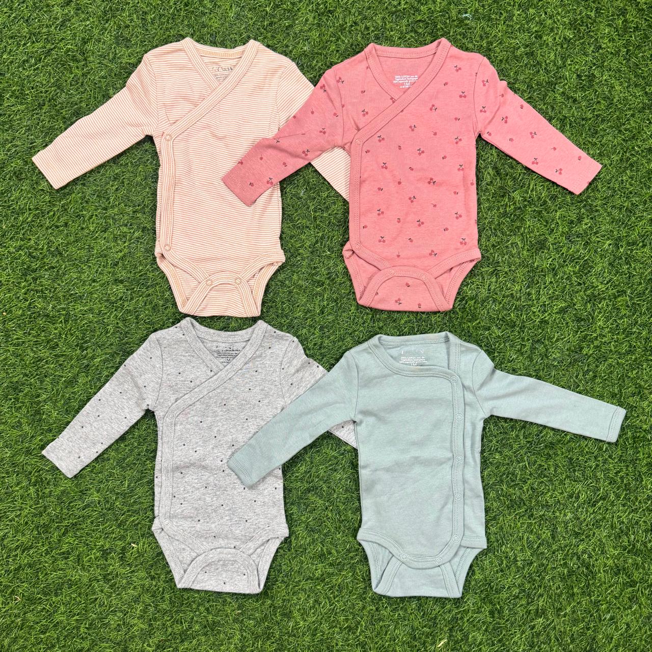 đŧ15 Pcs Baby Combođ(5 Pcs Full Sleeve Baby Keeper+5 Pcs Troujar) 5 Pcs Baby Socks Free