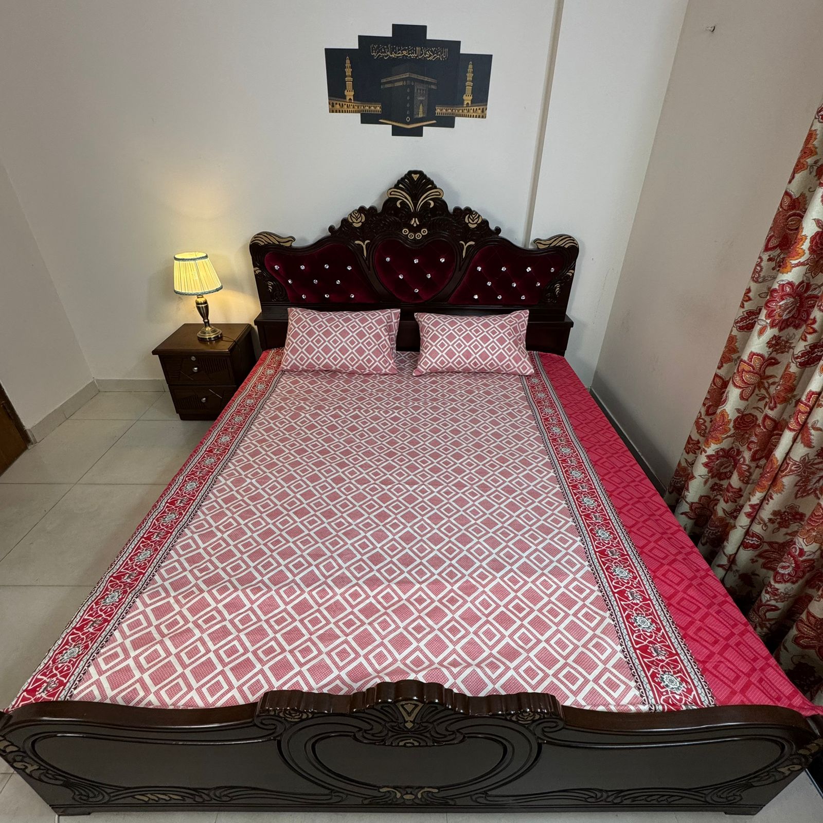 King Size BedSheet with Two Pillow Cover-BS-35